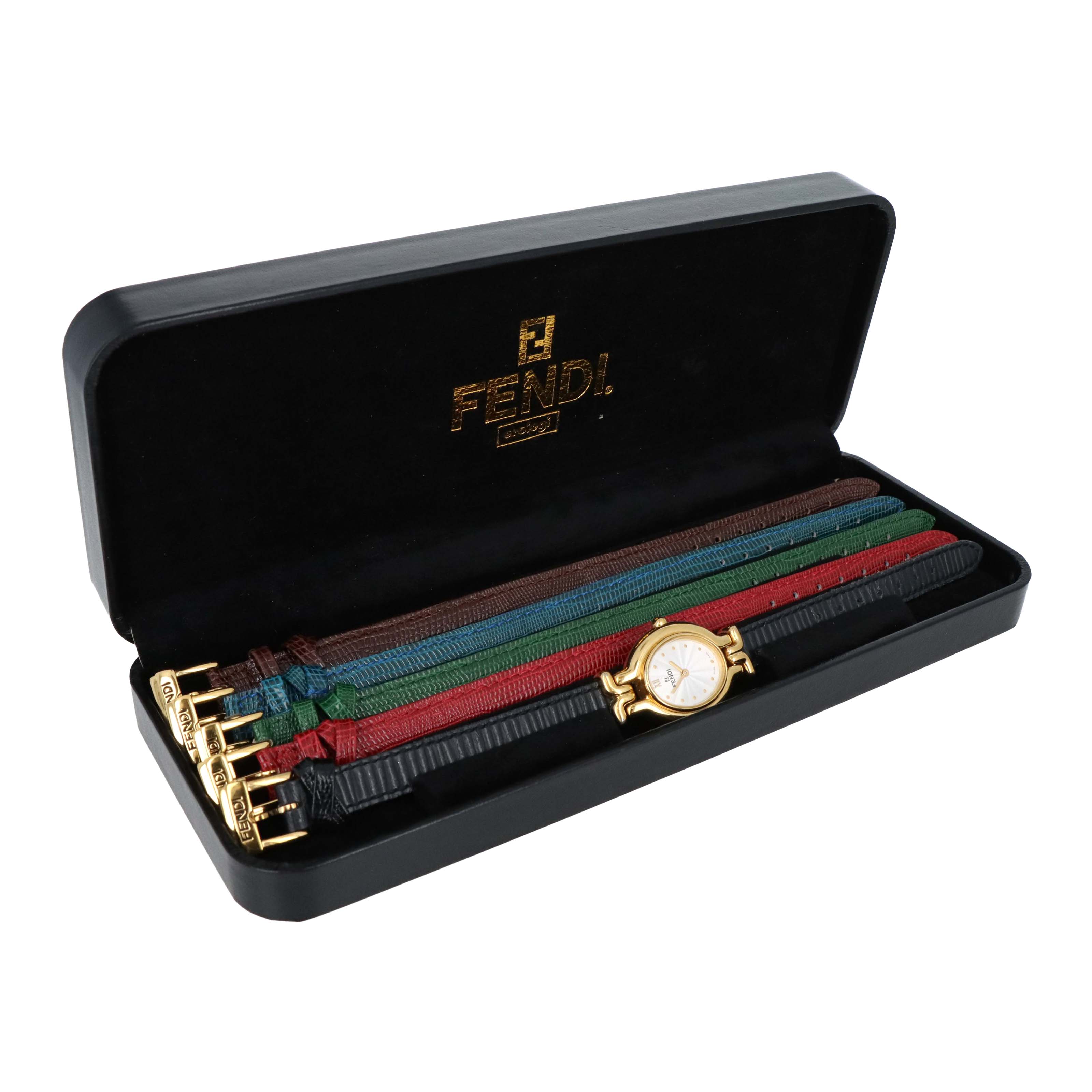 Fendi 640L Chameleon Watch With All Interchangeable Straps - Queen May