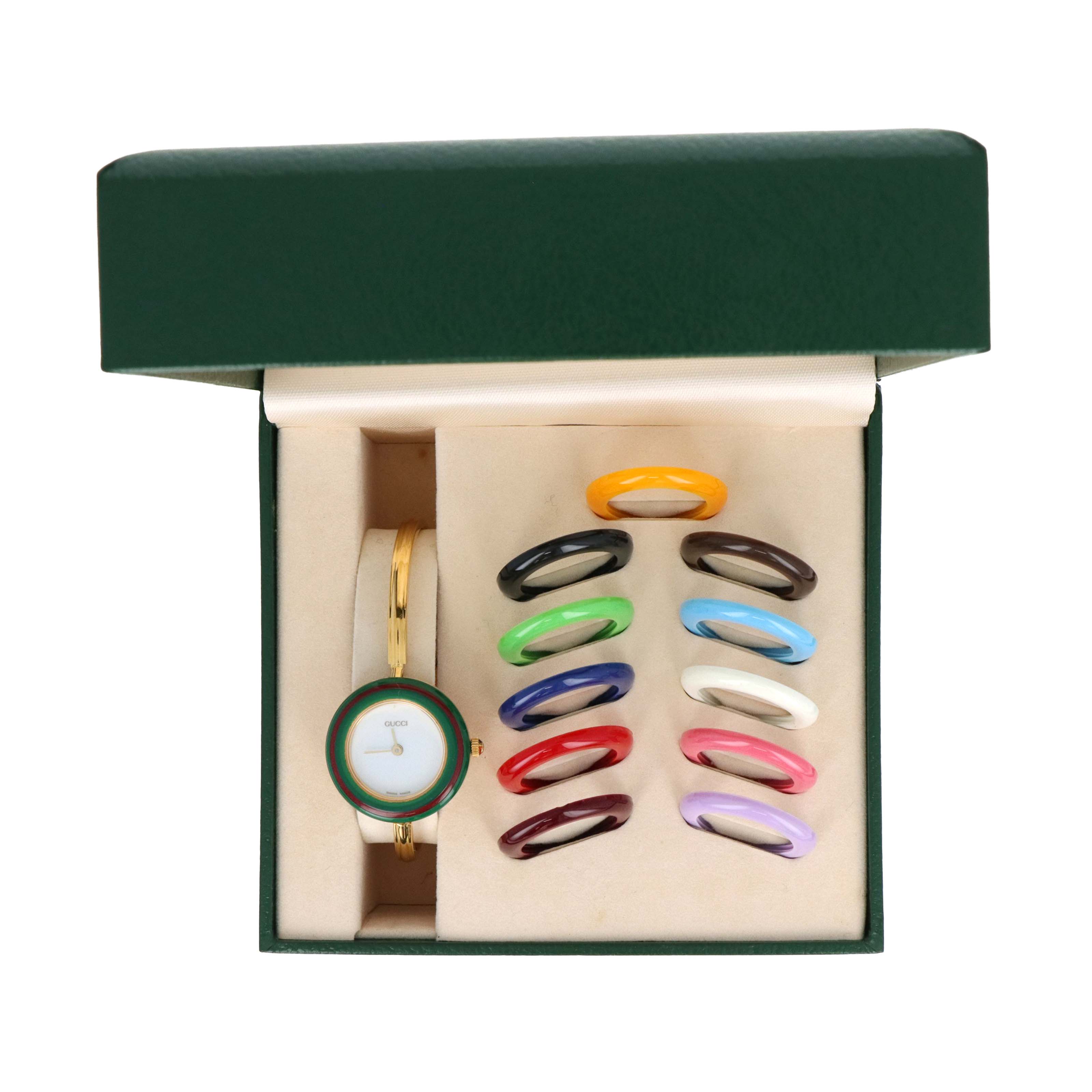 Vintage Gucci Interchangeable Bezel Watch - Queen May