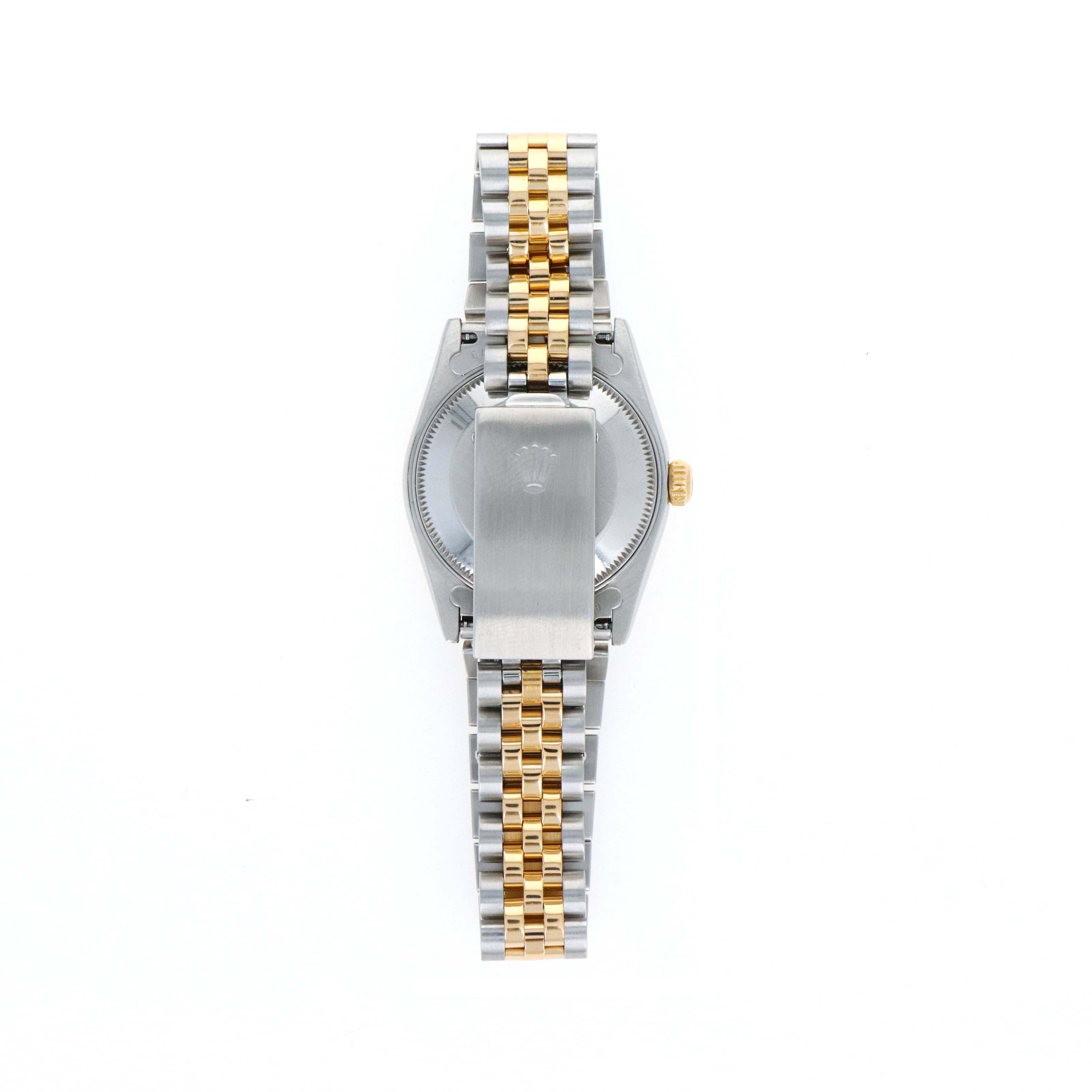Rolex Datejust 31MM Model 68273 Two Tone Champagne Linen Dial - Queen May