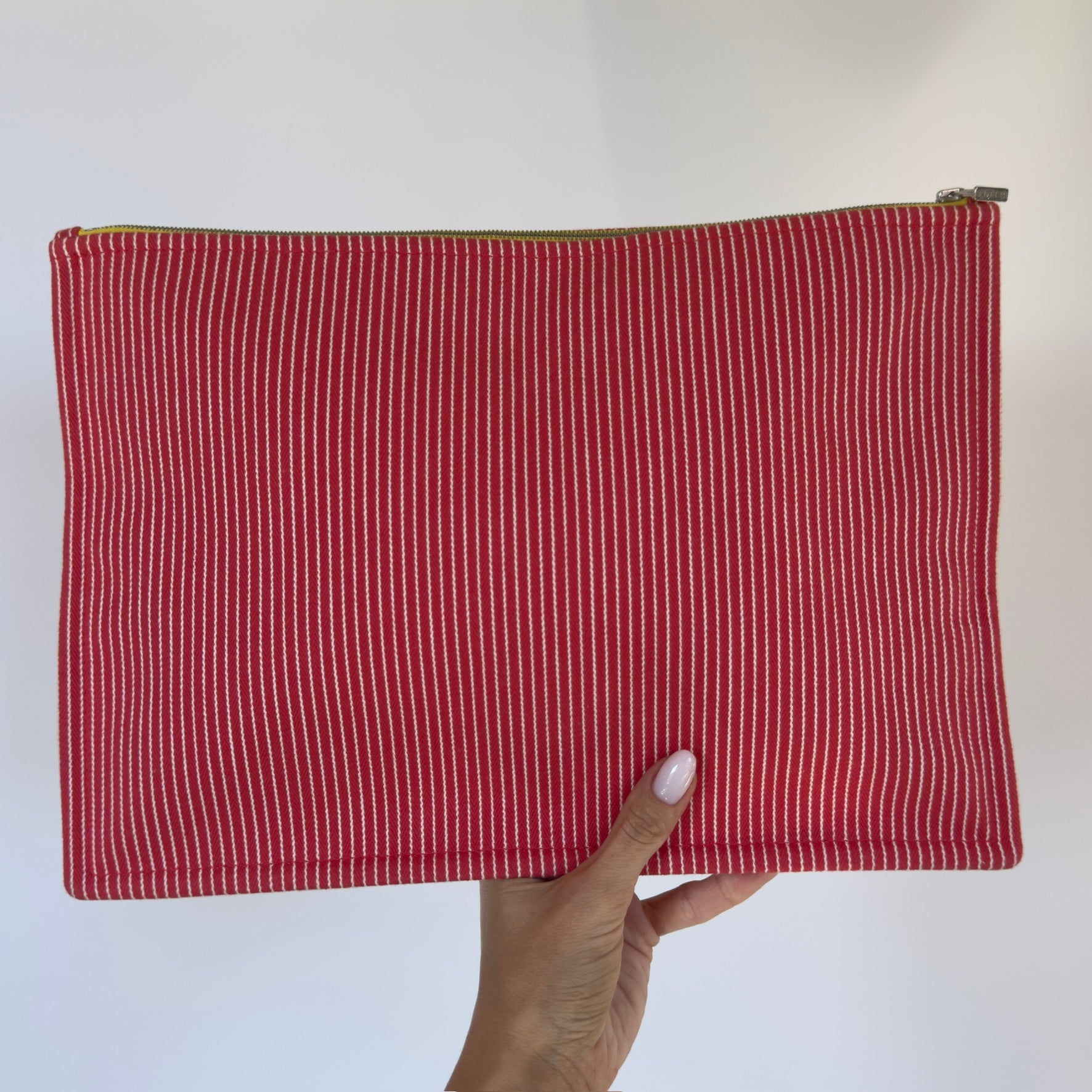 Hermes Bora Bora GM Pouch Canvas Striped - Queen May