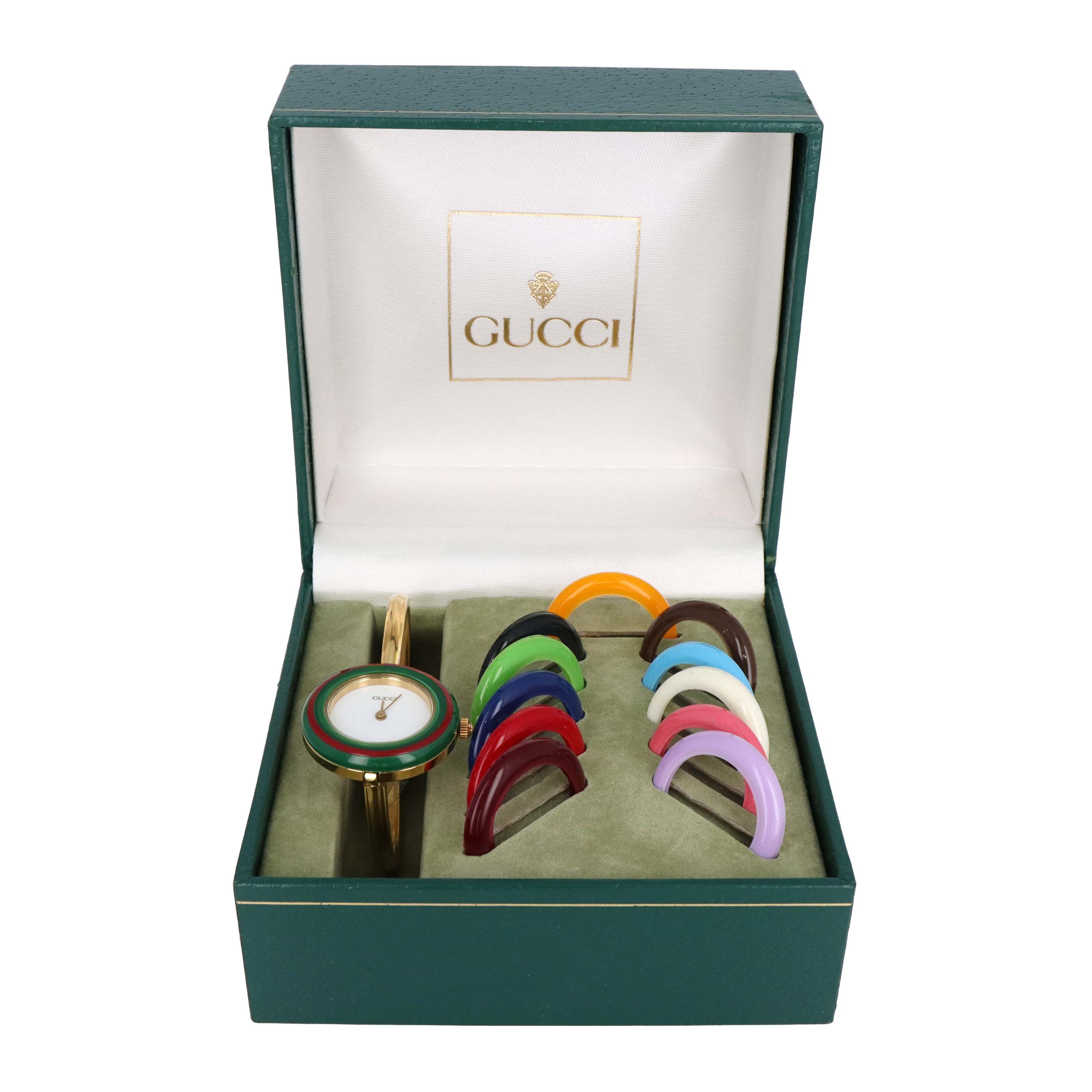 Vintage Gucci Interchangeable Bezel Watch - Queen May