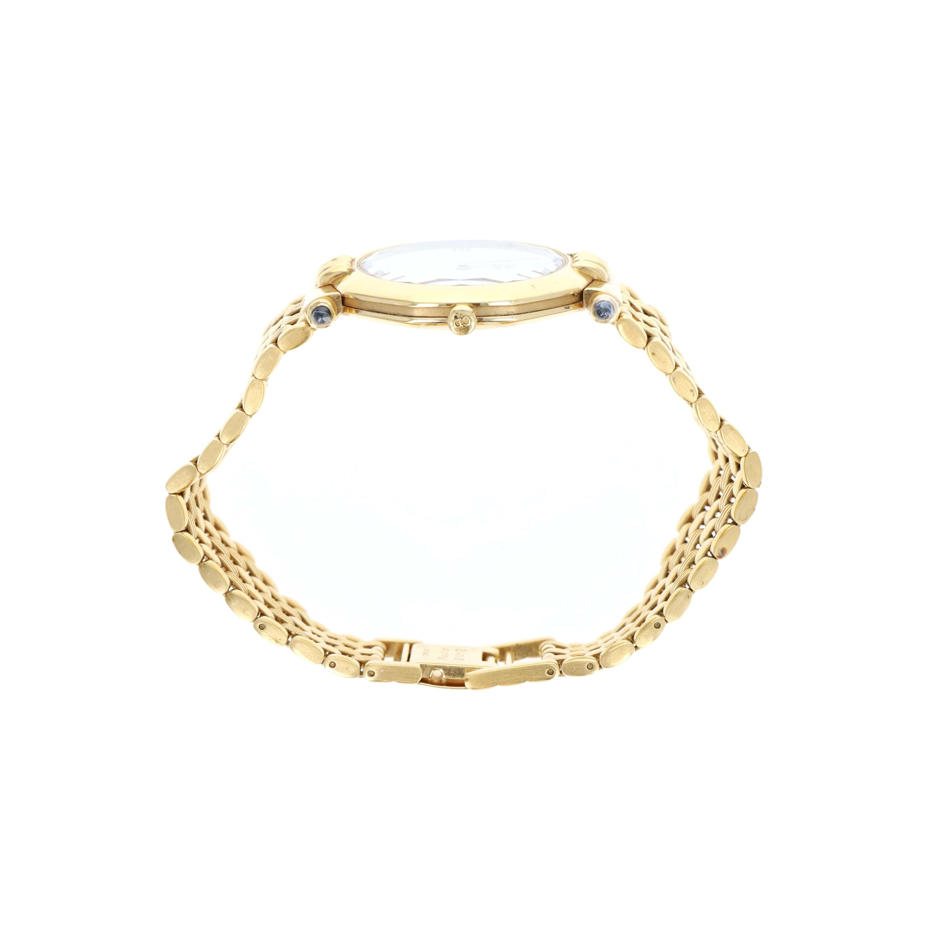 Christian Dior White Dial Octagon Ladies Watch - Queen May