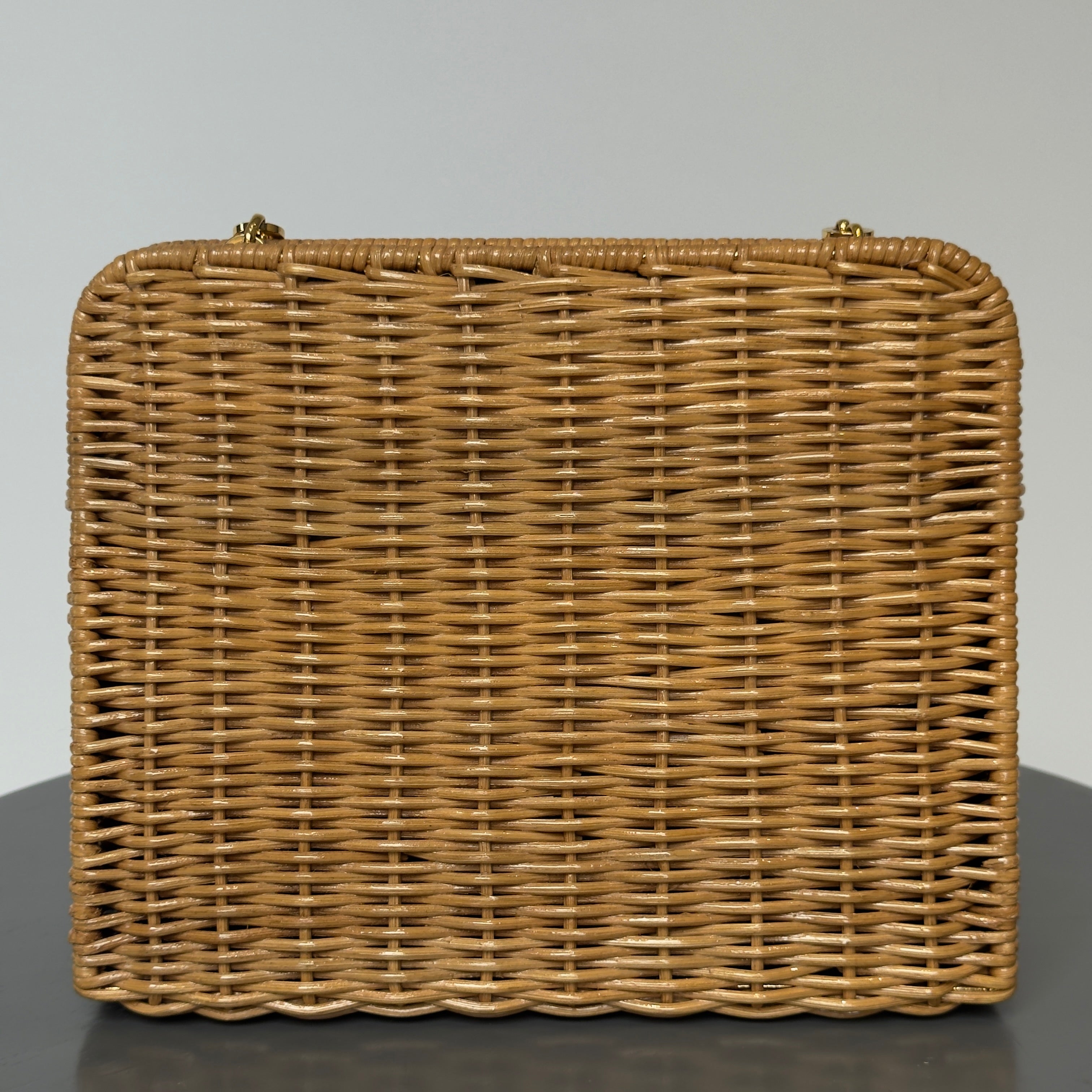 Salvatore Ferragamo Wicker Gancini Bag