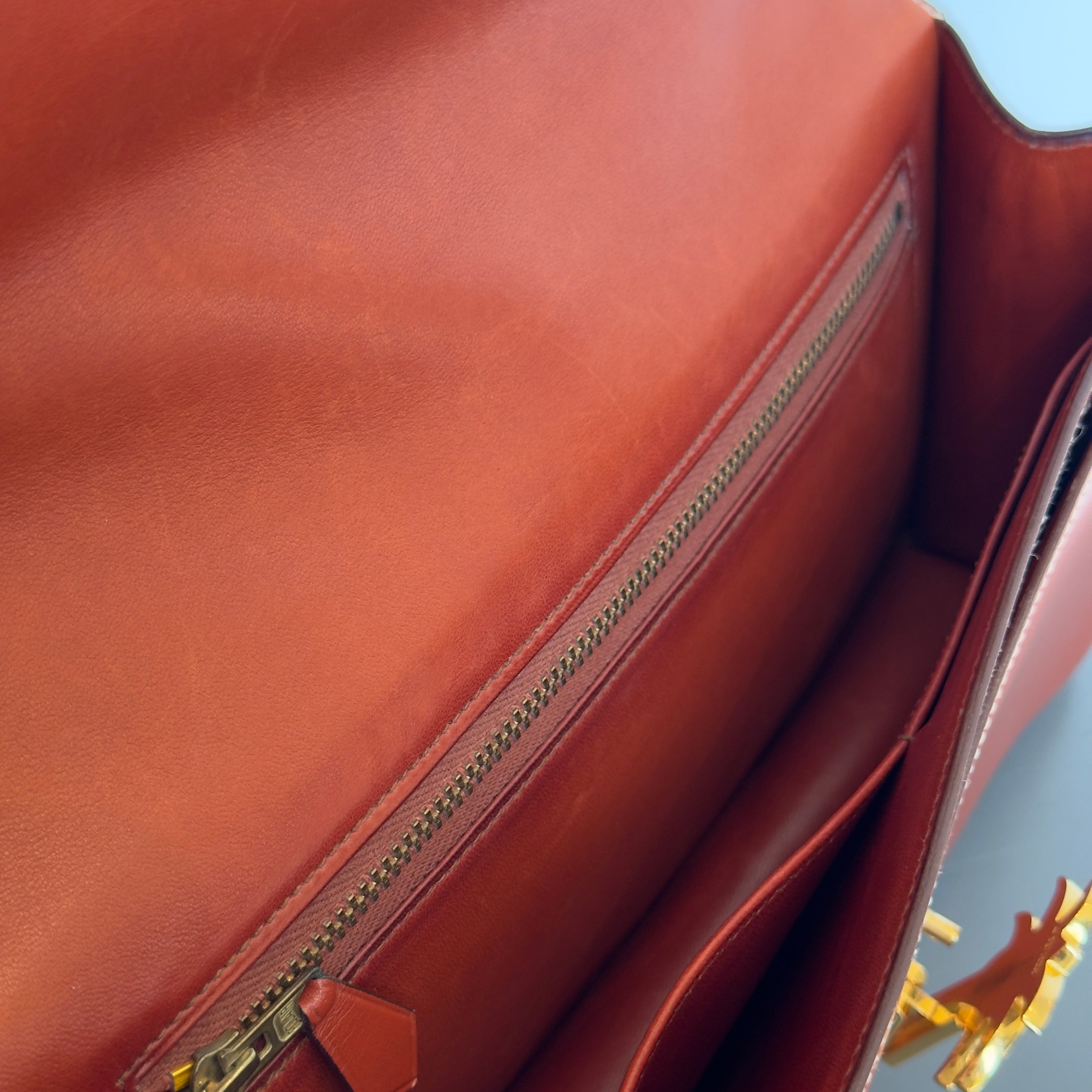 Hermes Rare 1988 Palm Tree Shoulder Bag