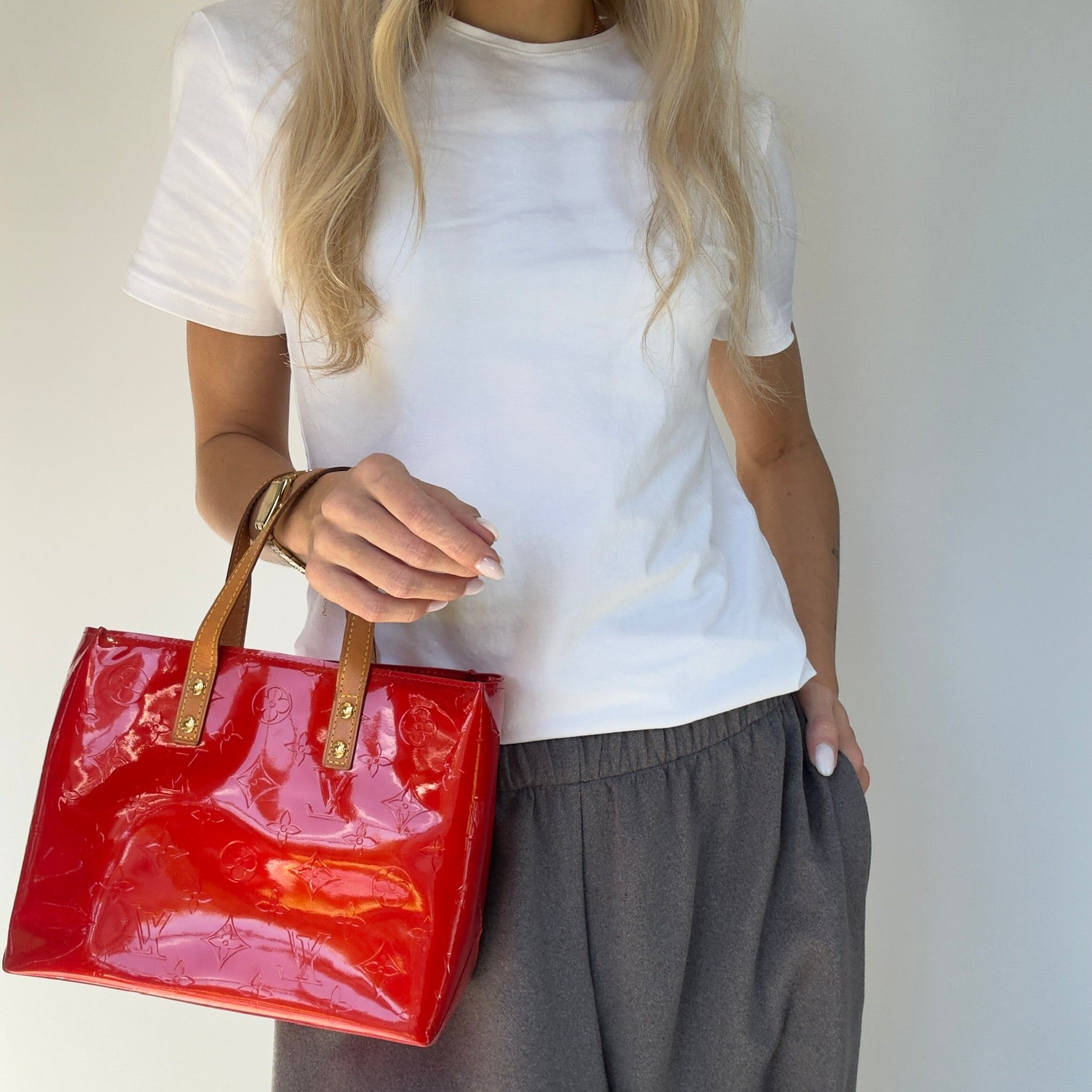 Louis Vuitton Vernis Reade Red - Queen May