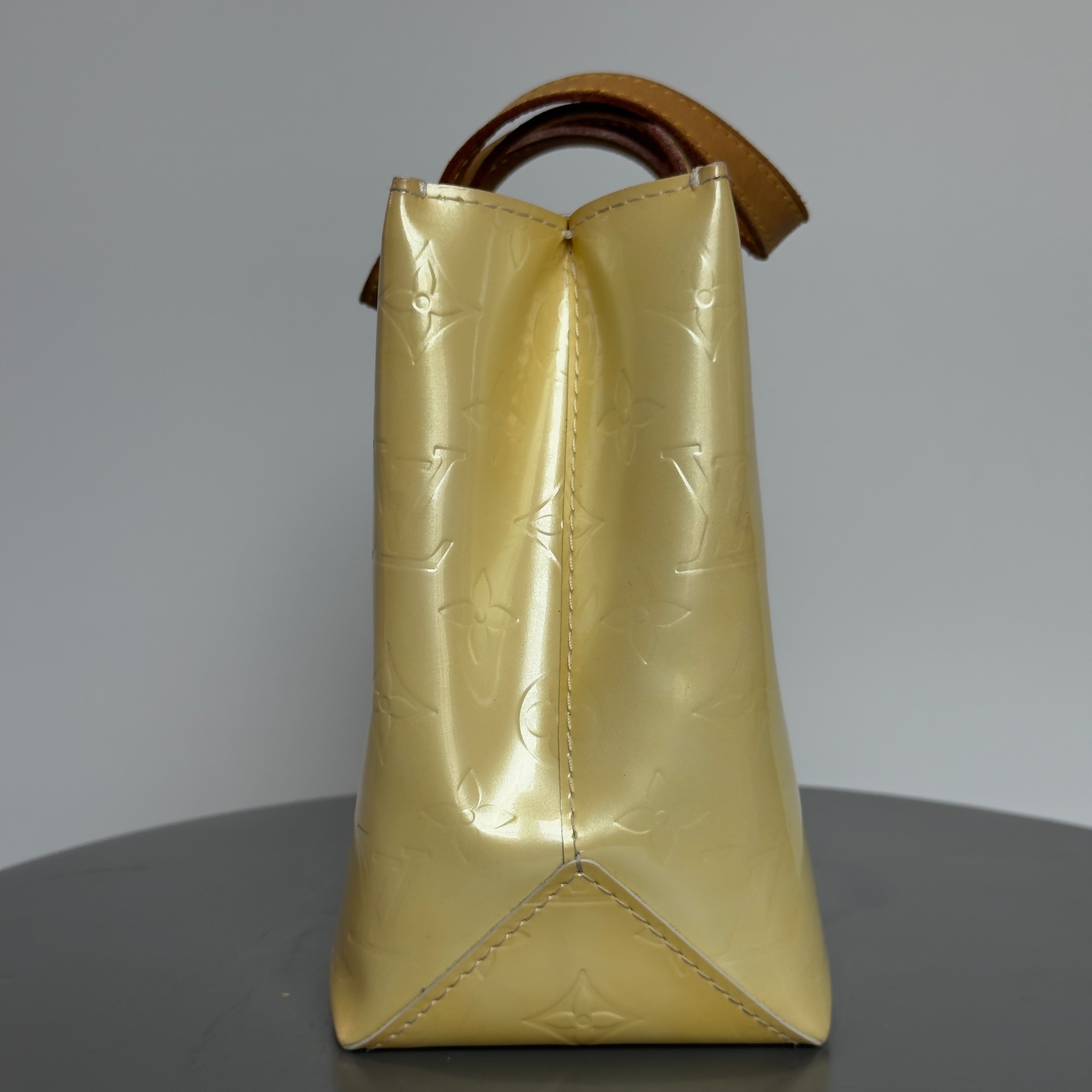 Louis Vuitton Yellow Vernis Reade