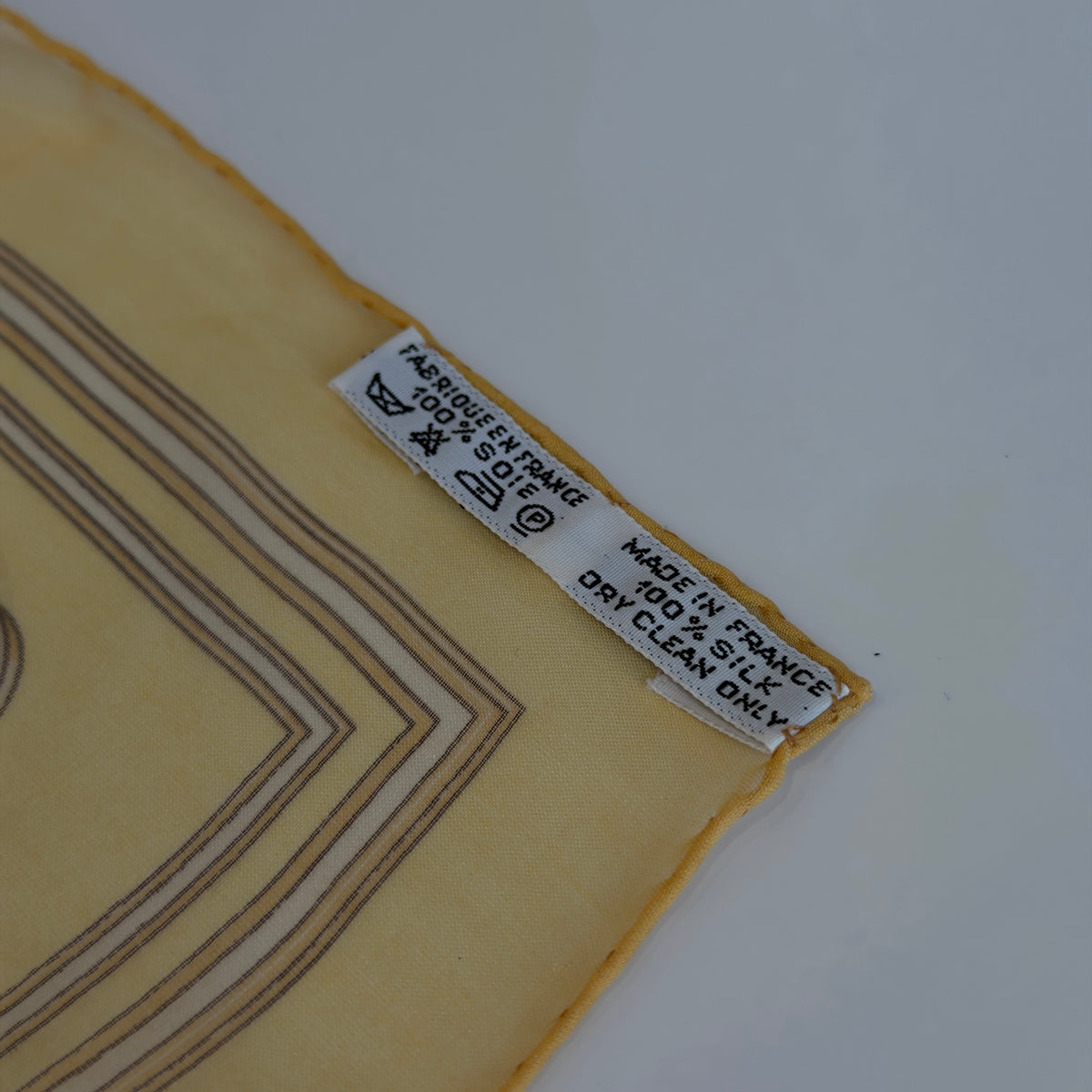 Hermes Les Tuileries 45 cm Silk Chiffon Scarf