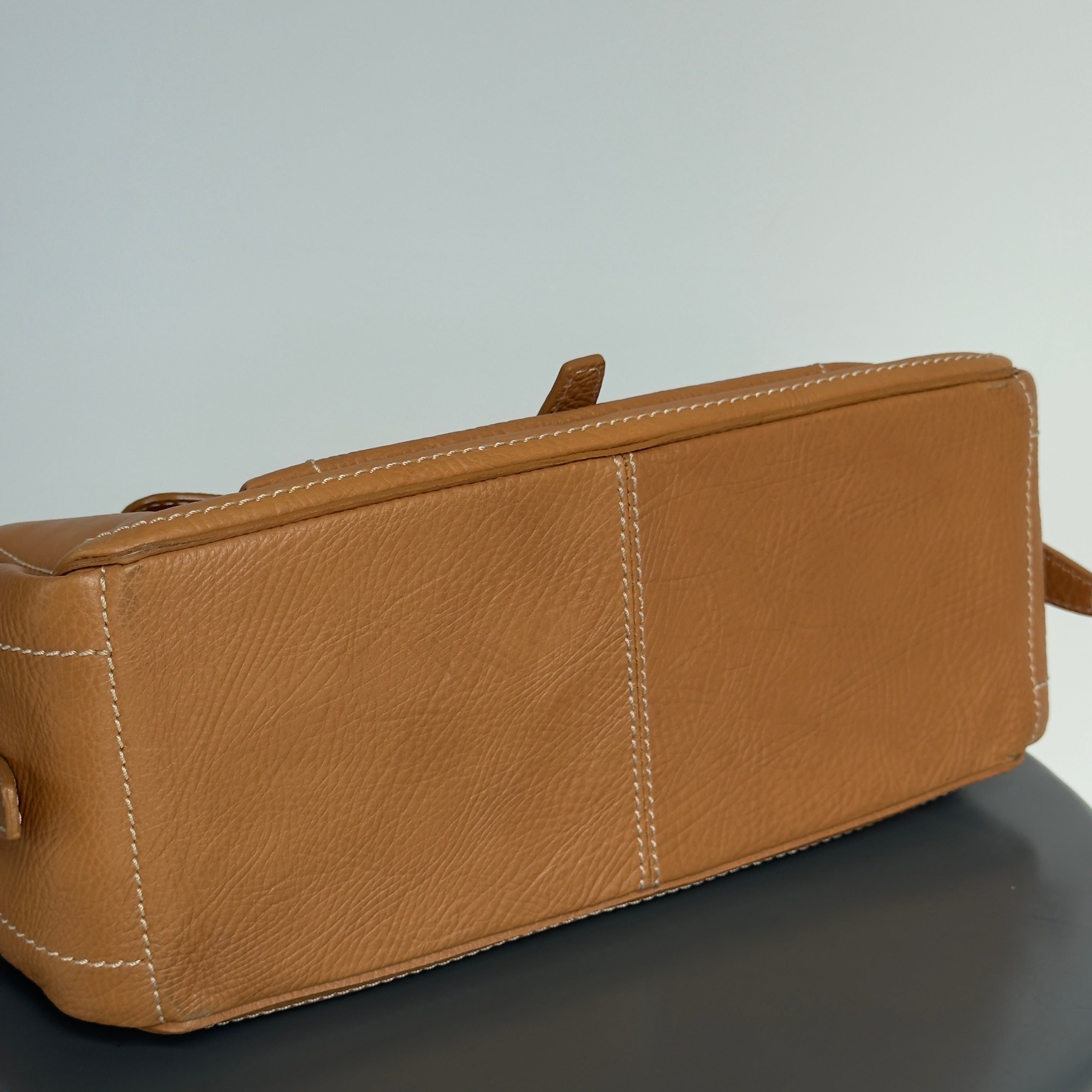 Vintage Celine Brown Leather Boogie Bag - Queen May