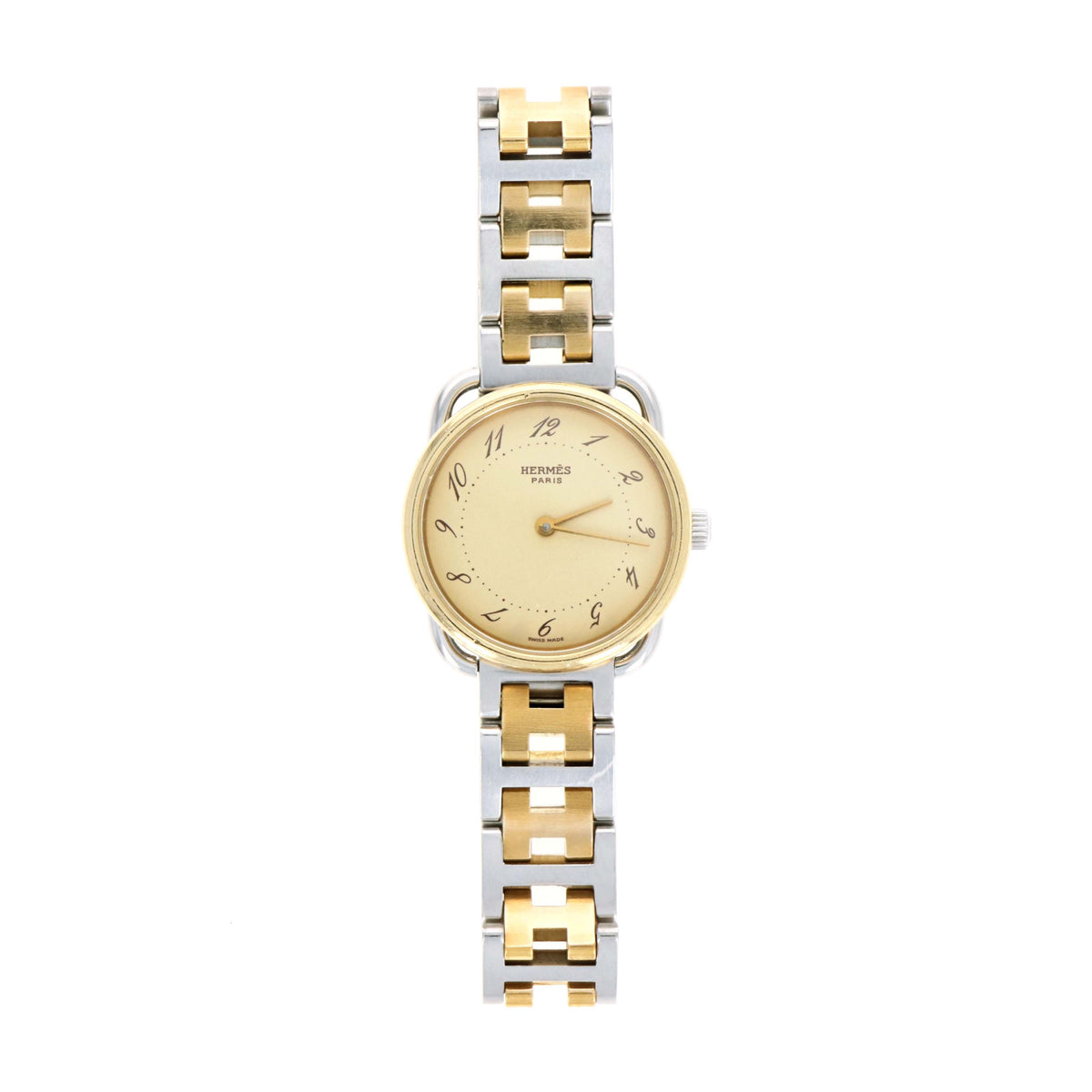 Vintage Hermes Arceau Watch Two Tone