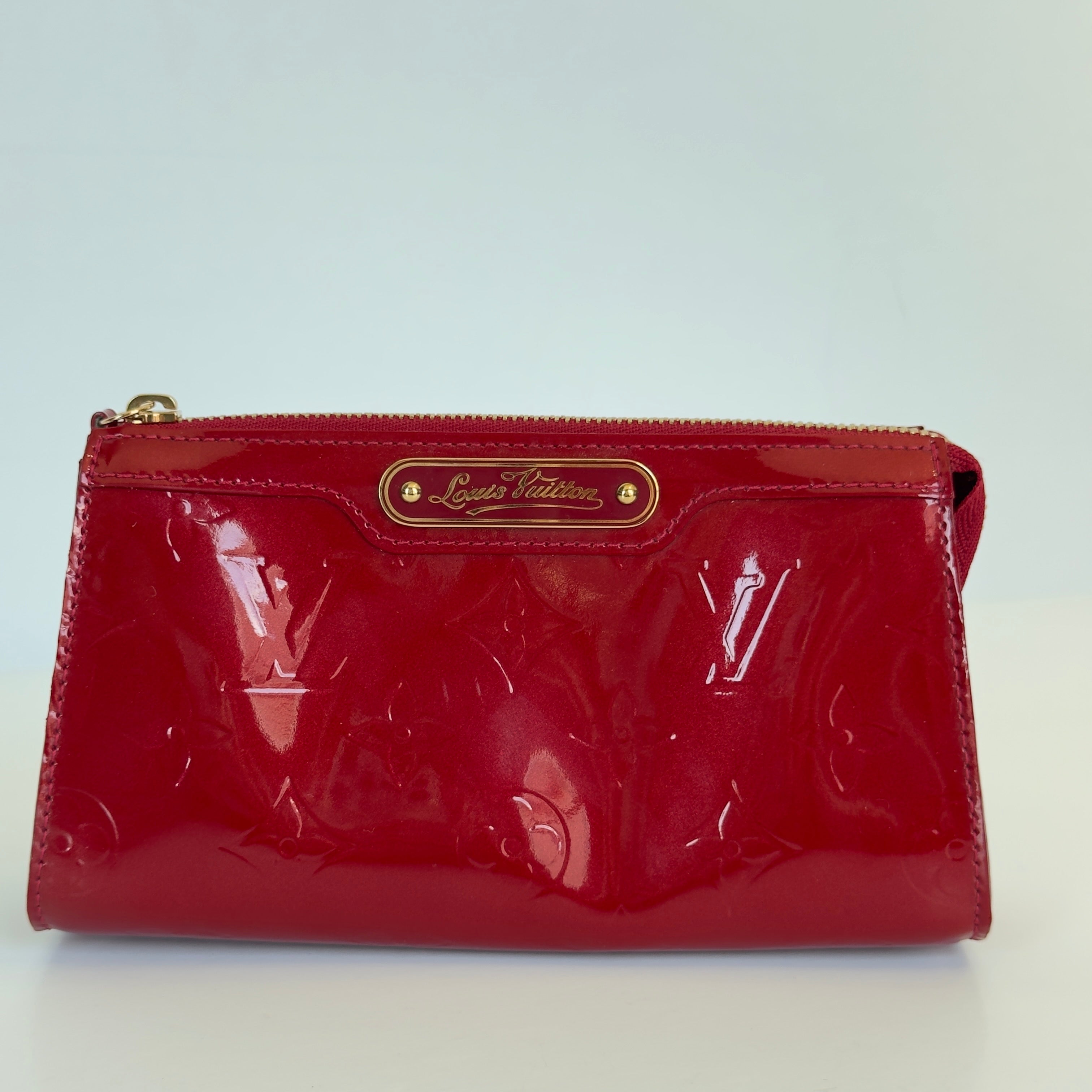 Louis Vuitton Pomme D'Amour Monogram Vernis Cosmetic Pouch - Queen May