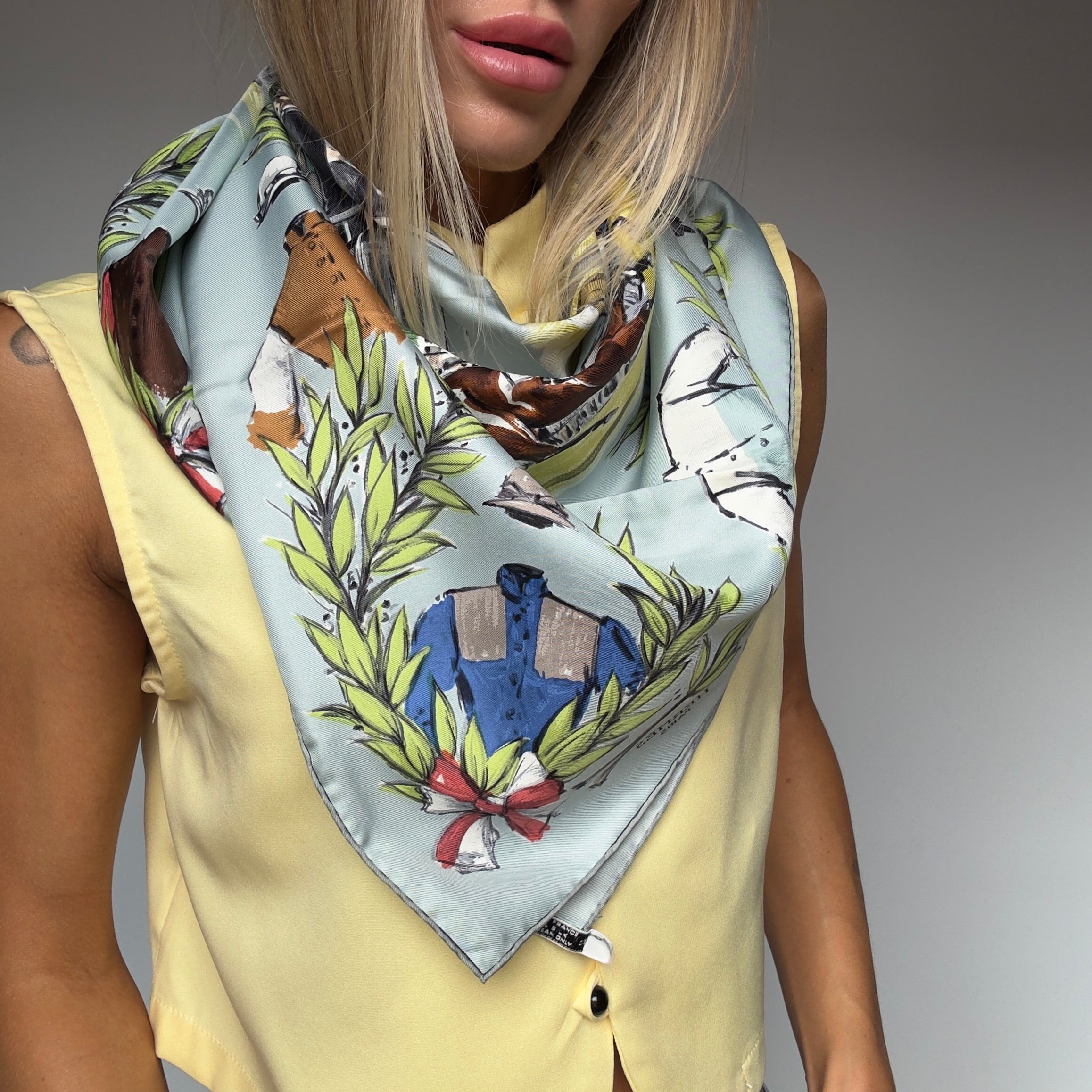 Hérmes "Chantilly" by Maurice Tranchant Scarf - Queen May