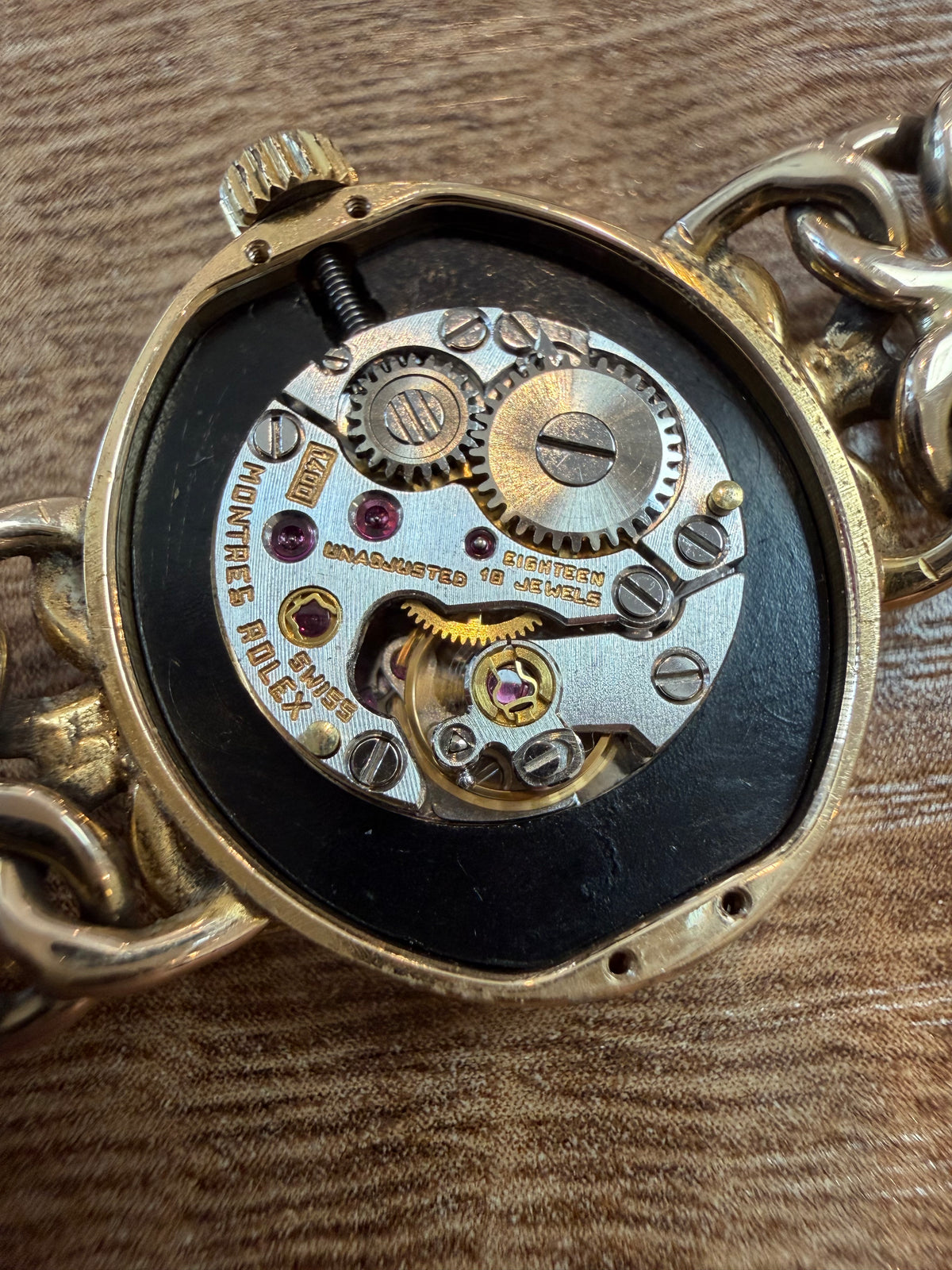 Vintage Rolex Ladies 14K Yellow Gold Mechanical Movement Watch Model 8472