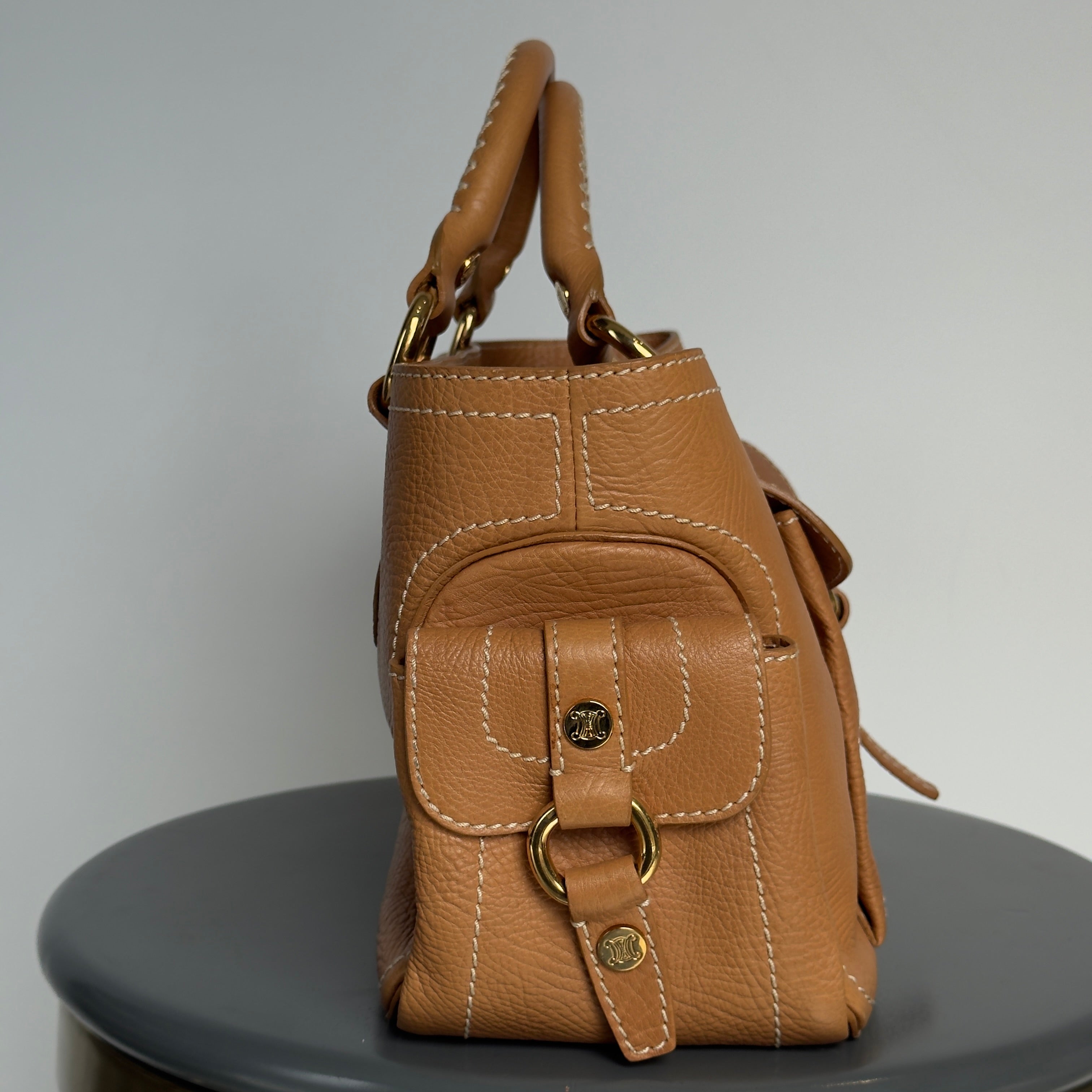 Vintage Celine Brown Leather Boogie Bag - Queen May