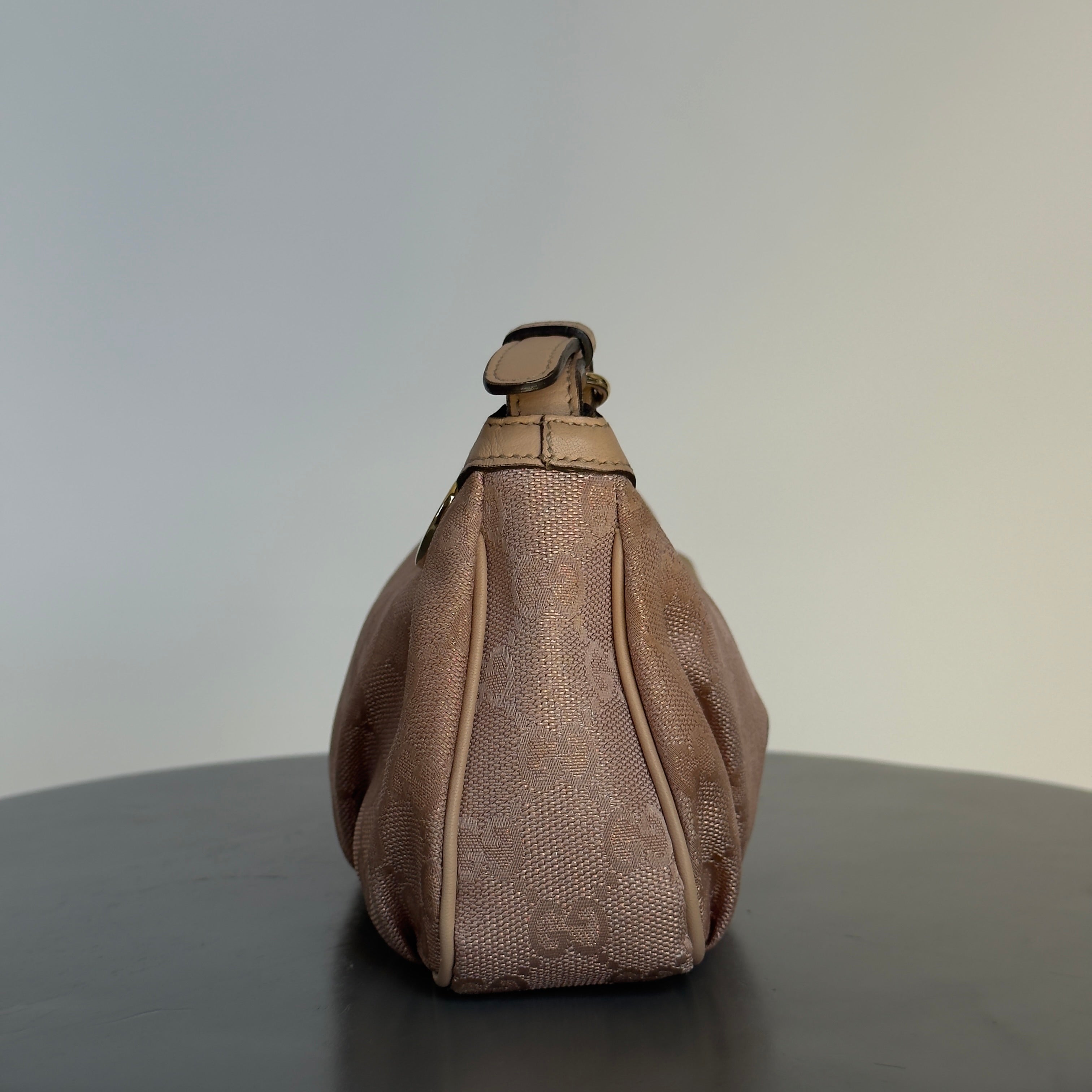 Gucci GG Canvas Lovely Heart Pochette Shoulder Bag - Queen May