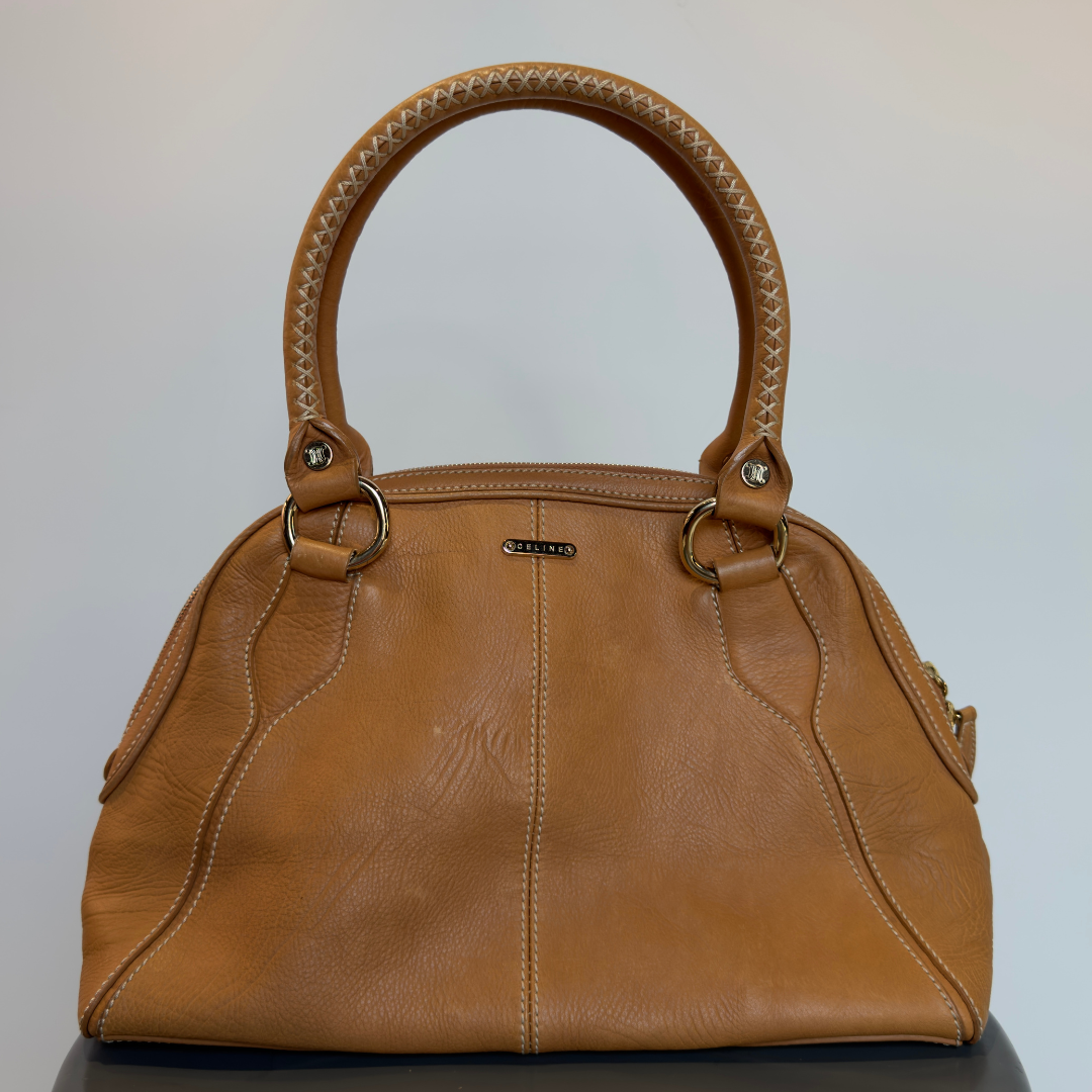 Celine Whipstitch Leather Toto Bag