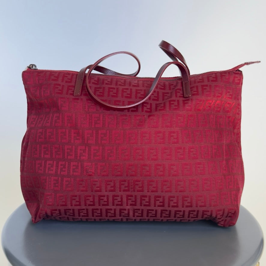 Fendi Zucca Canvas Tote - Queen May