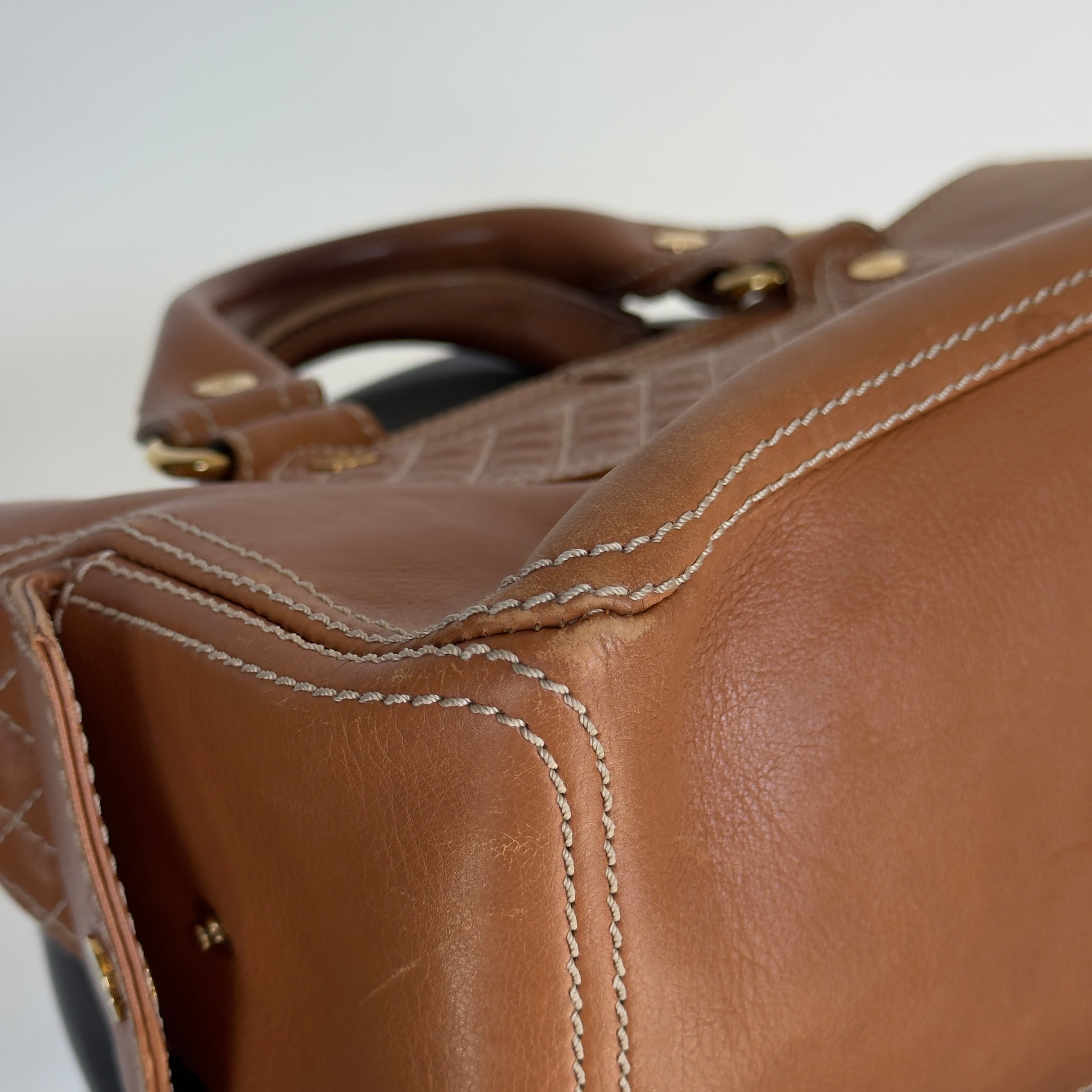 Celine Brown Leather Boogie Bag