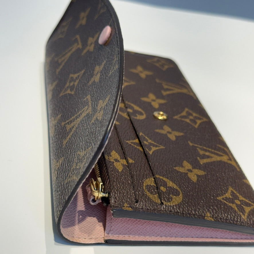Louis Vuitton Rose Ballerine Monogram Emilie Wallet - Queen May