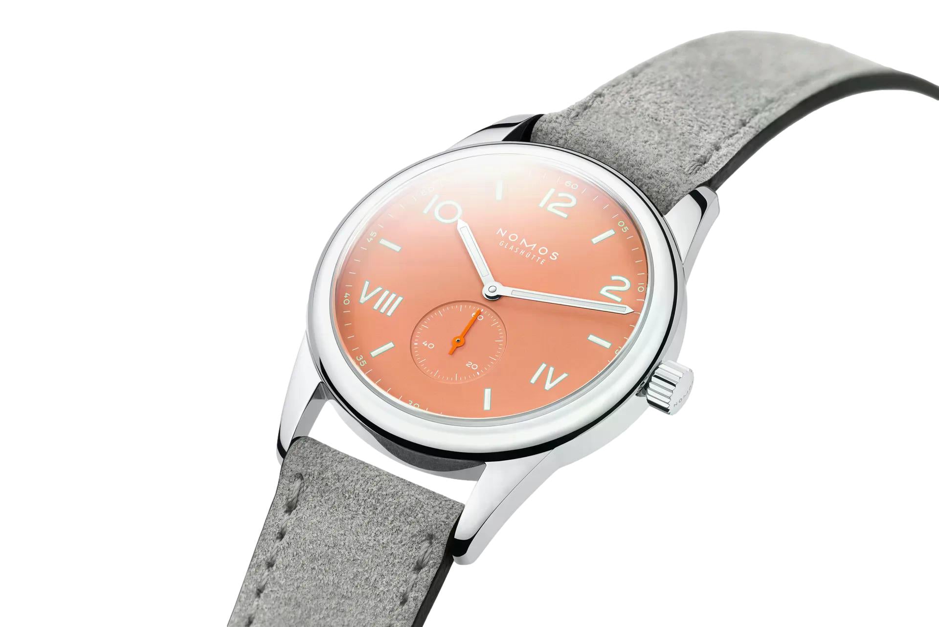 Nomos Glashütte Club Campus 38 Cream Coral Steel Back - Queen May