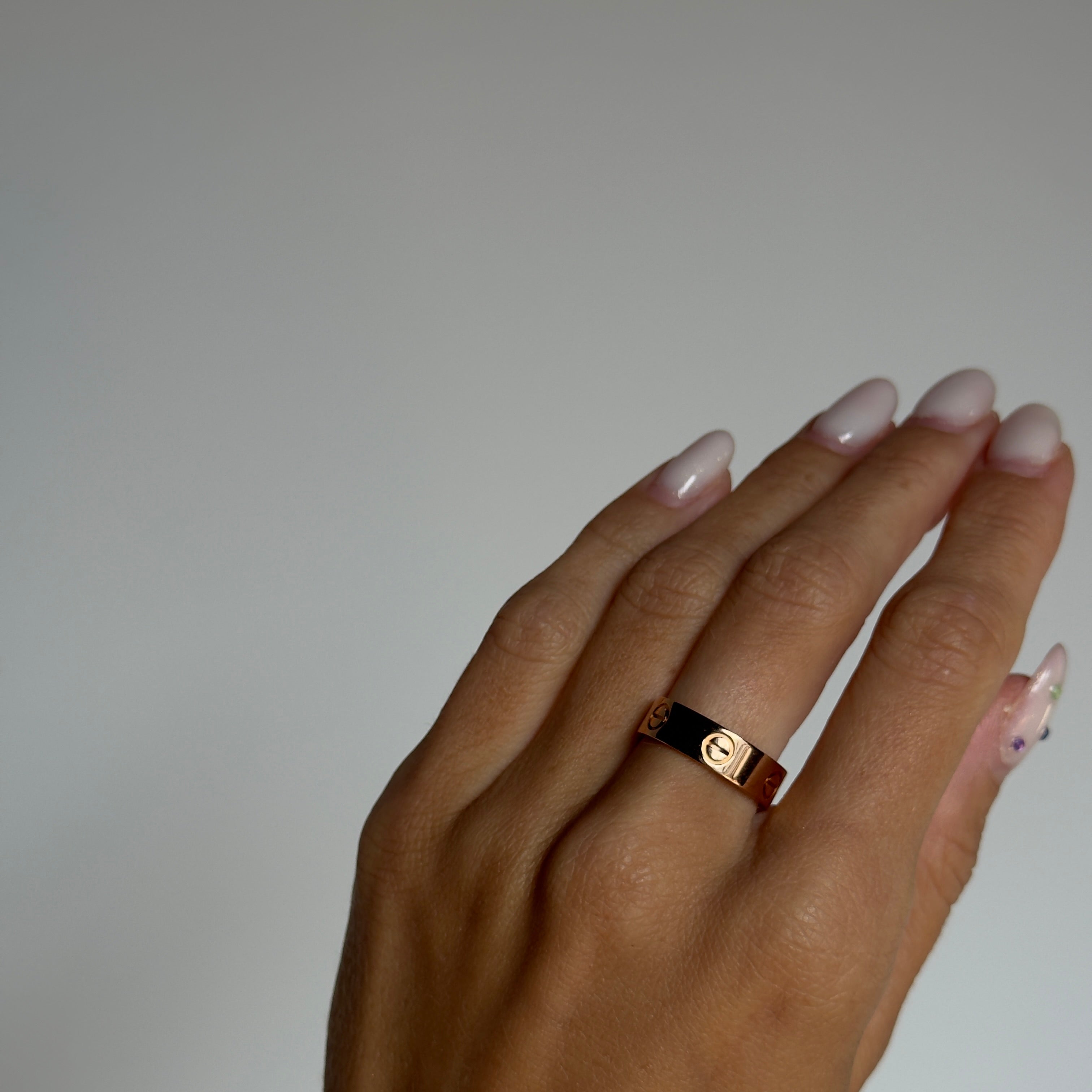 Cartier 18K Rose Gold Love Ring - Queen May