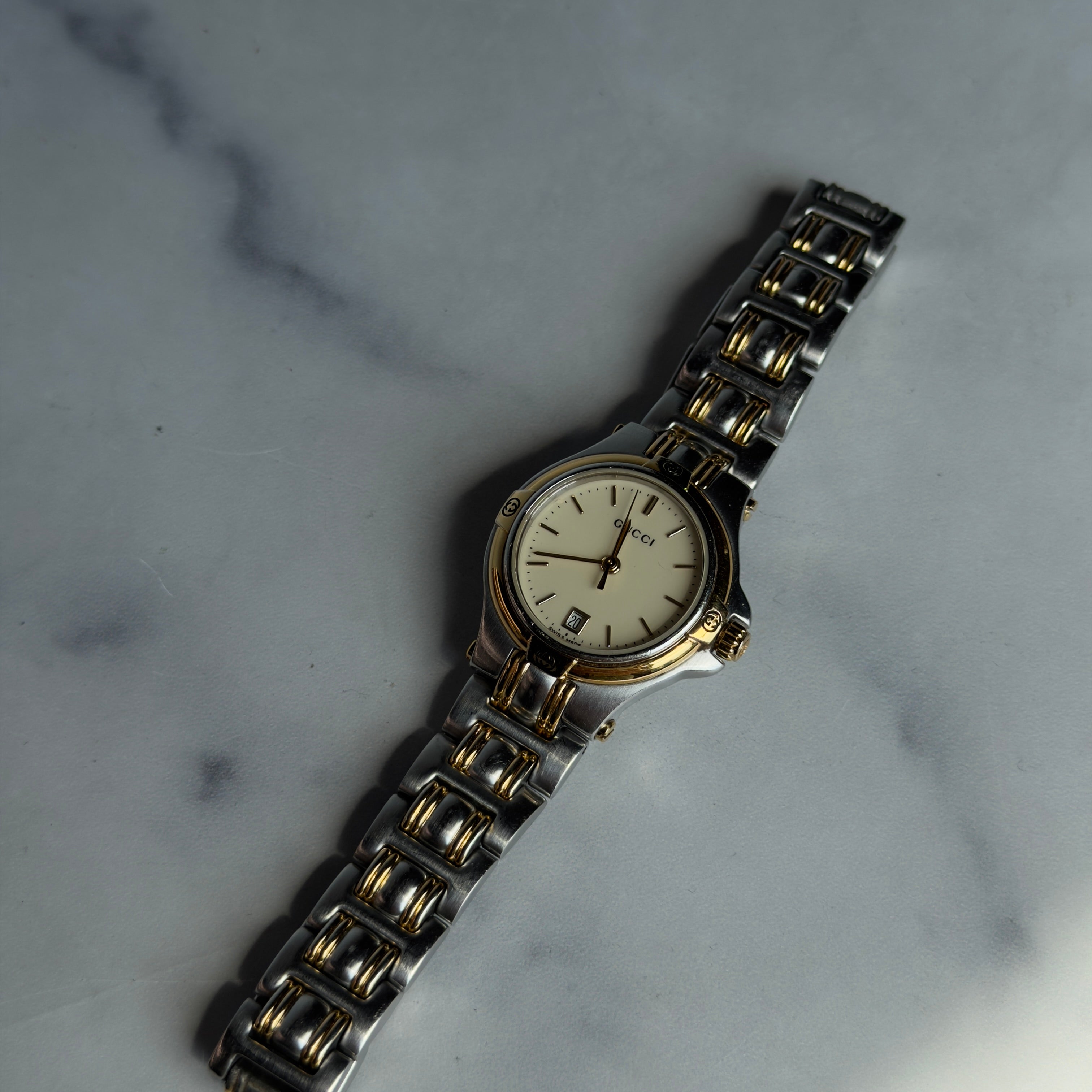 Gucci Two Tone 9040L Watch