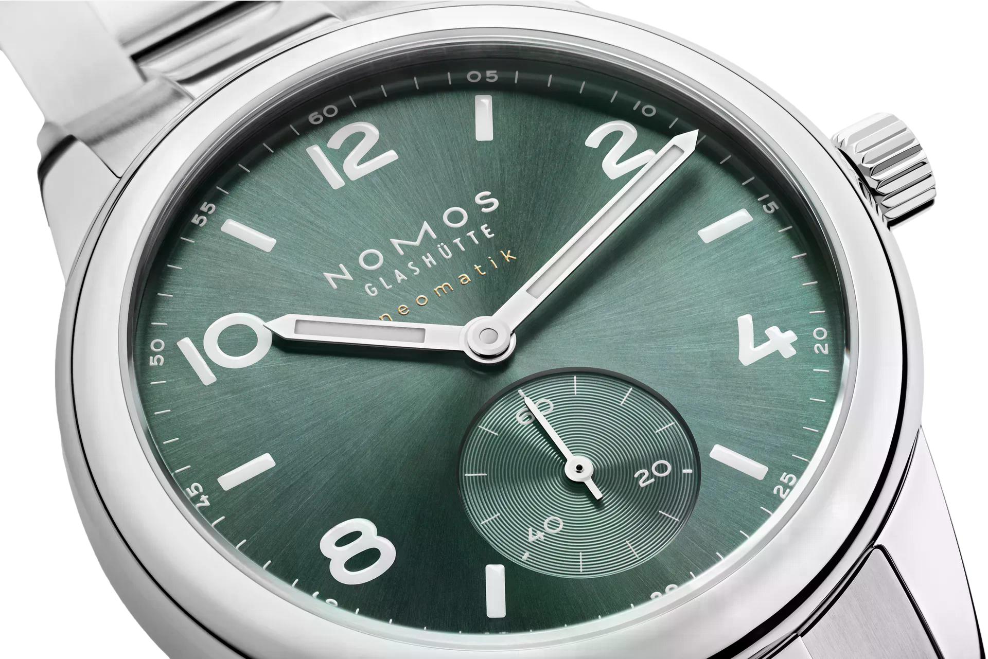 Nomos Glashütte Club Sport 37 Neomatik Petrol Sapphire Crystal Back - Queen May