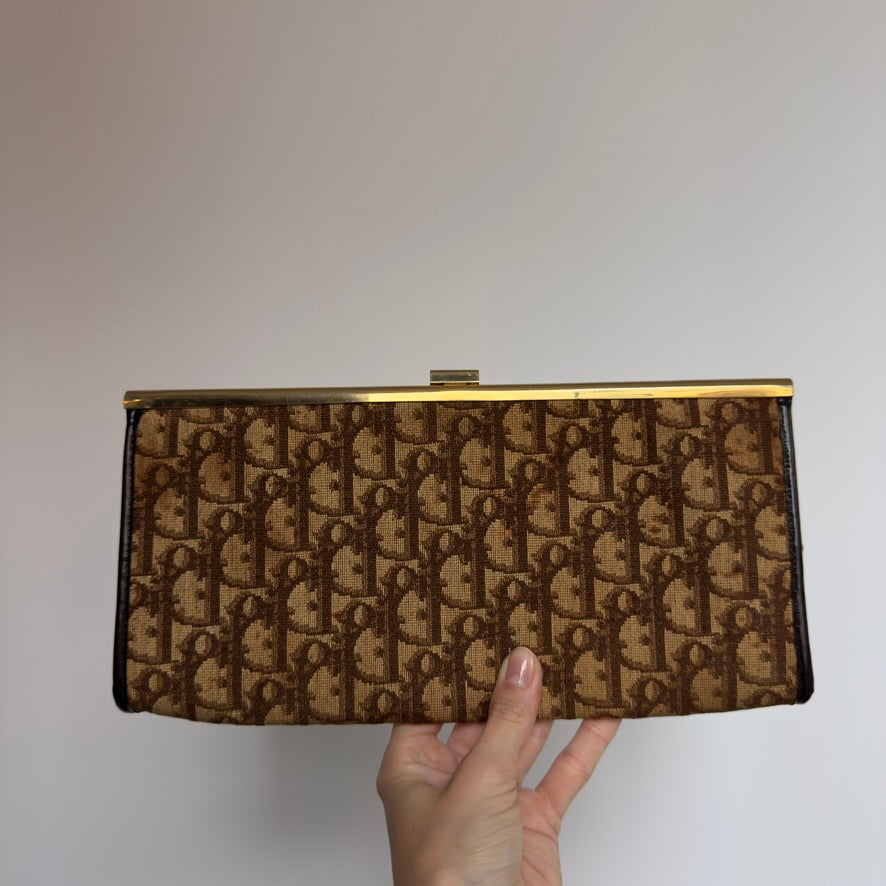 Vintage Dior Trotter Clutch - Queen May