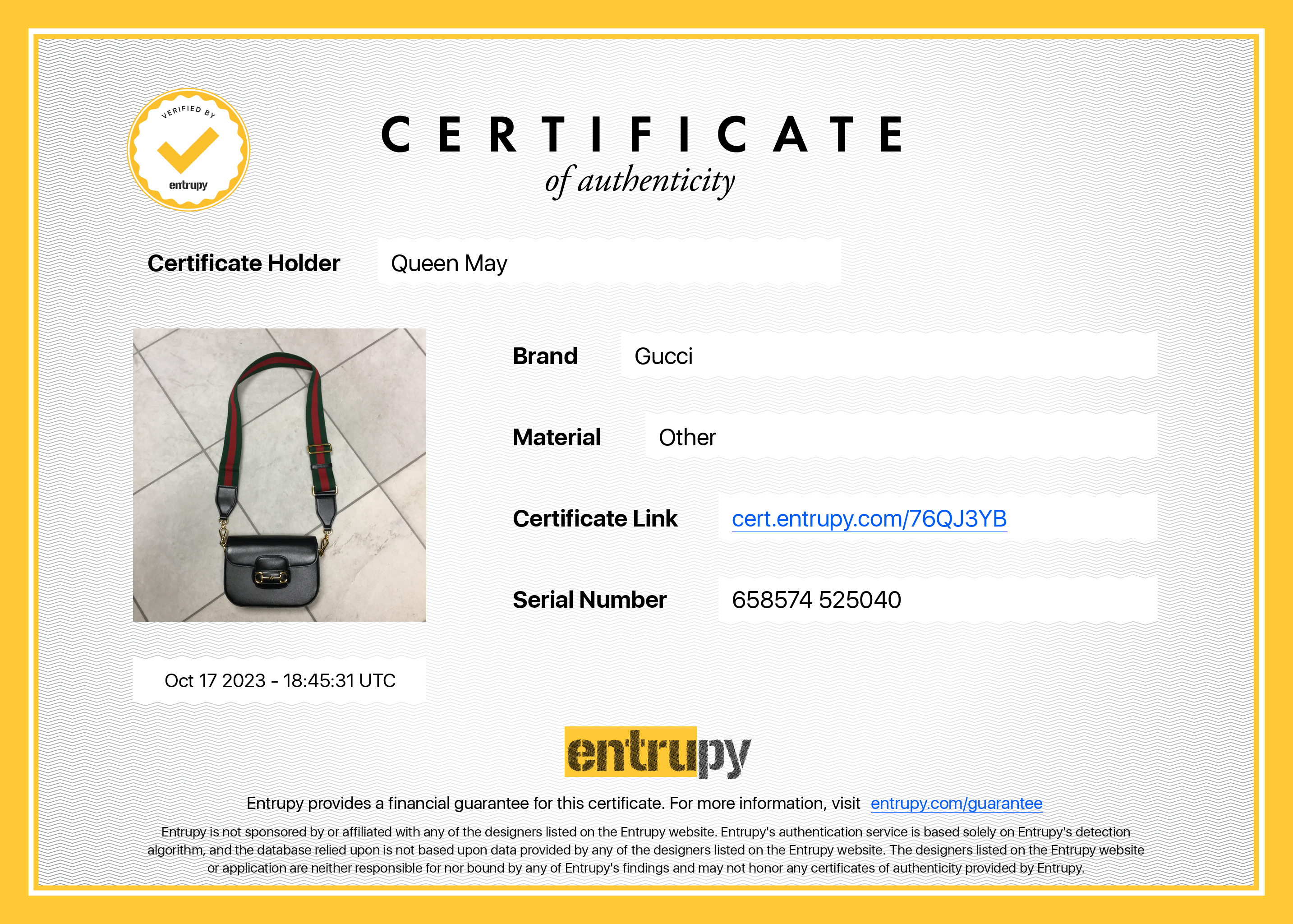 Gucci Horsebit 1955 Mini Bag - Queen May