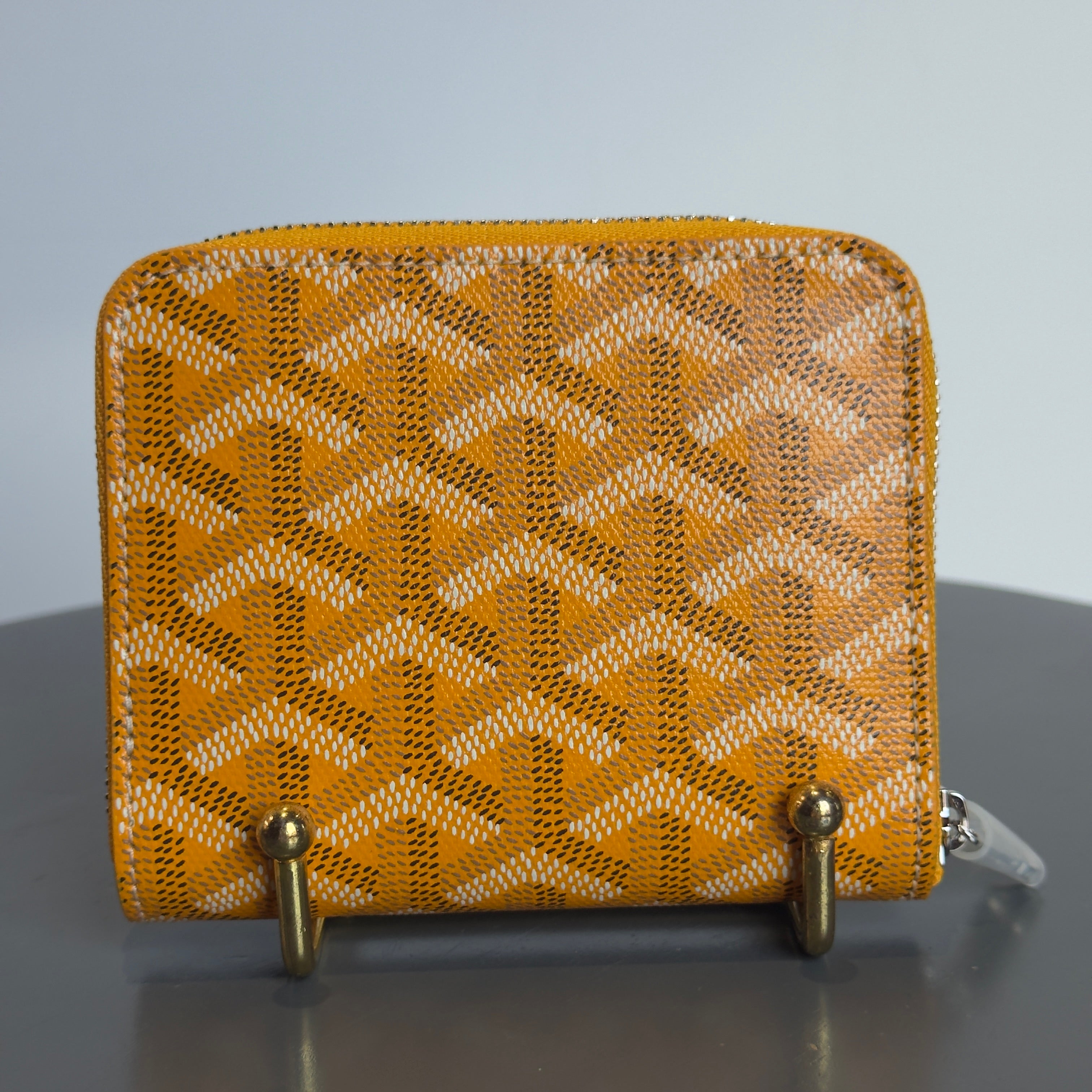 Goyard Yellow Compact Wallet