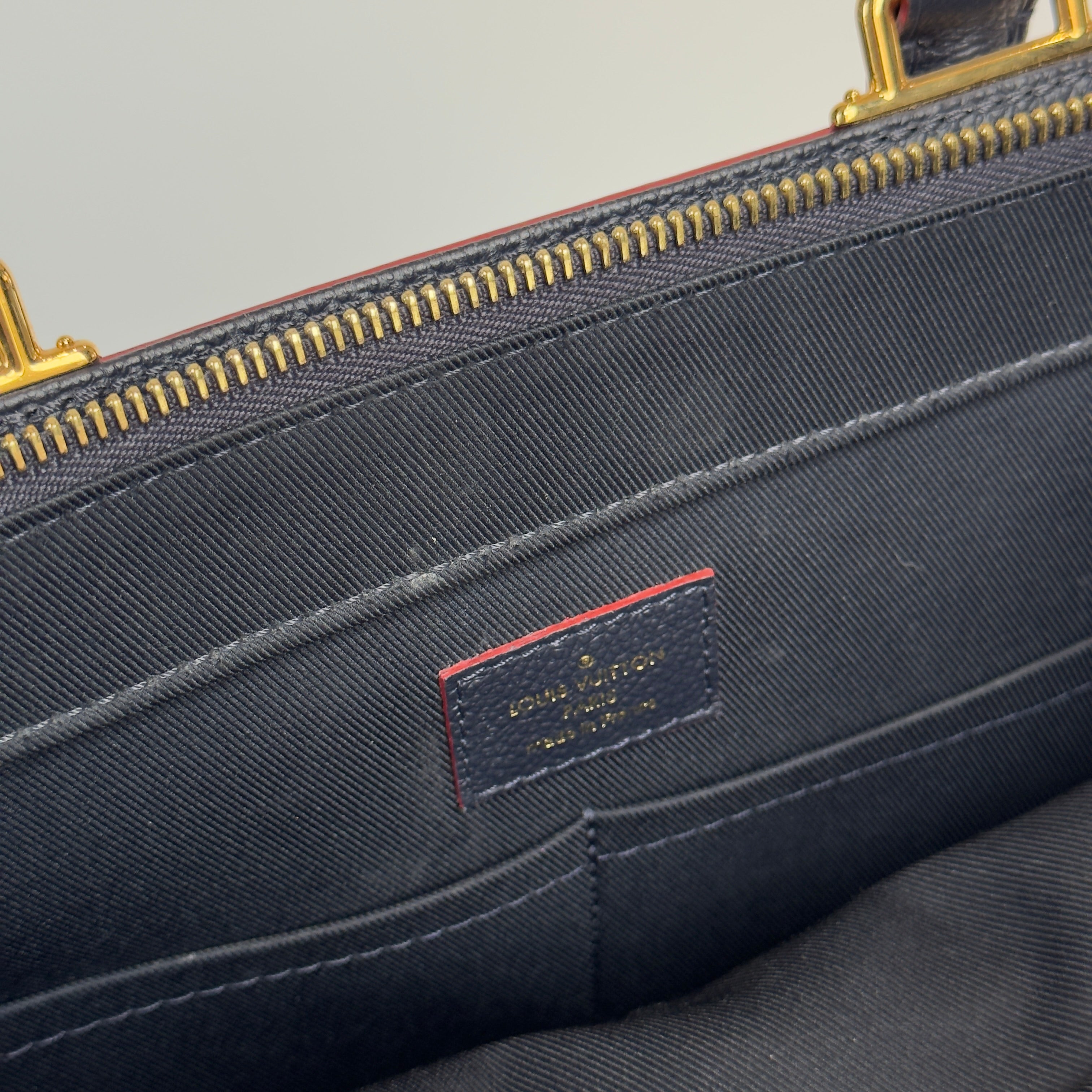 Louis Vuitton Sully Tote Monogram Navy MM - Queen May