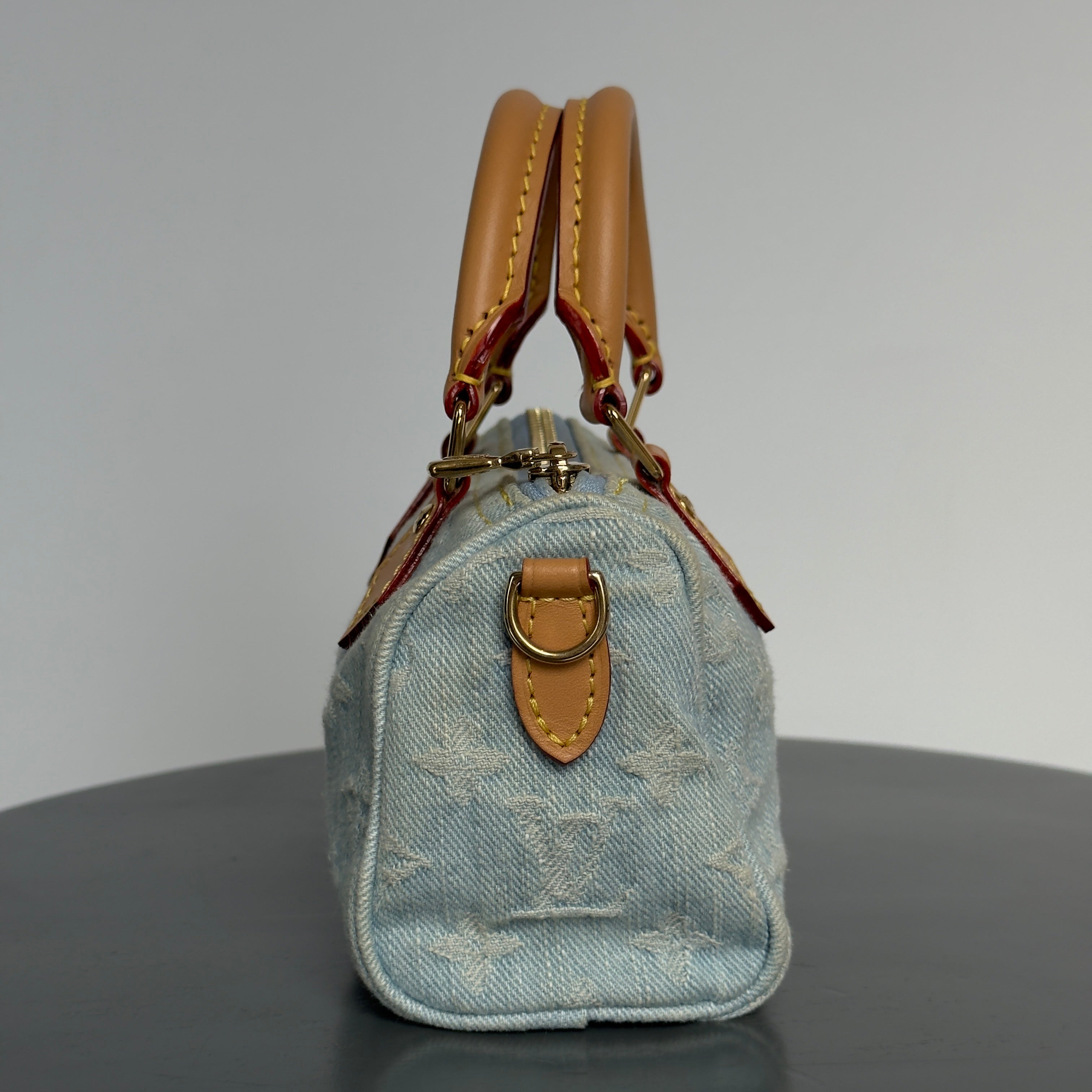 Louis Vuitton Denim Monogram Speedy Nano