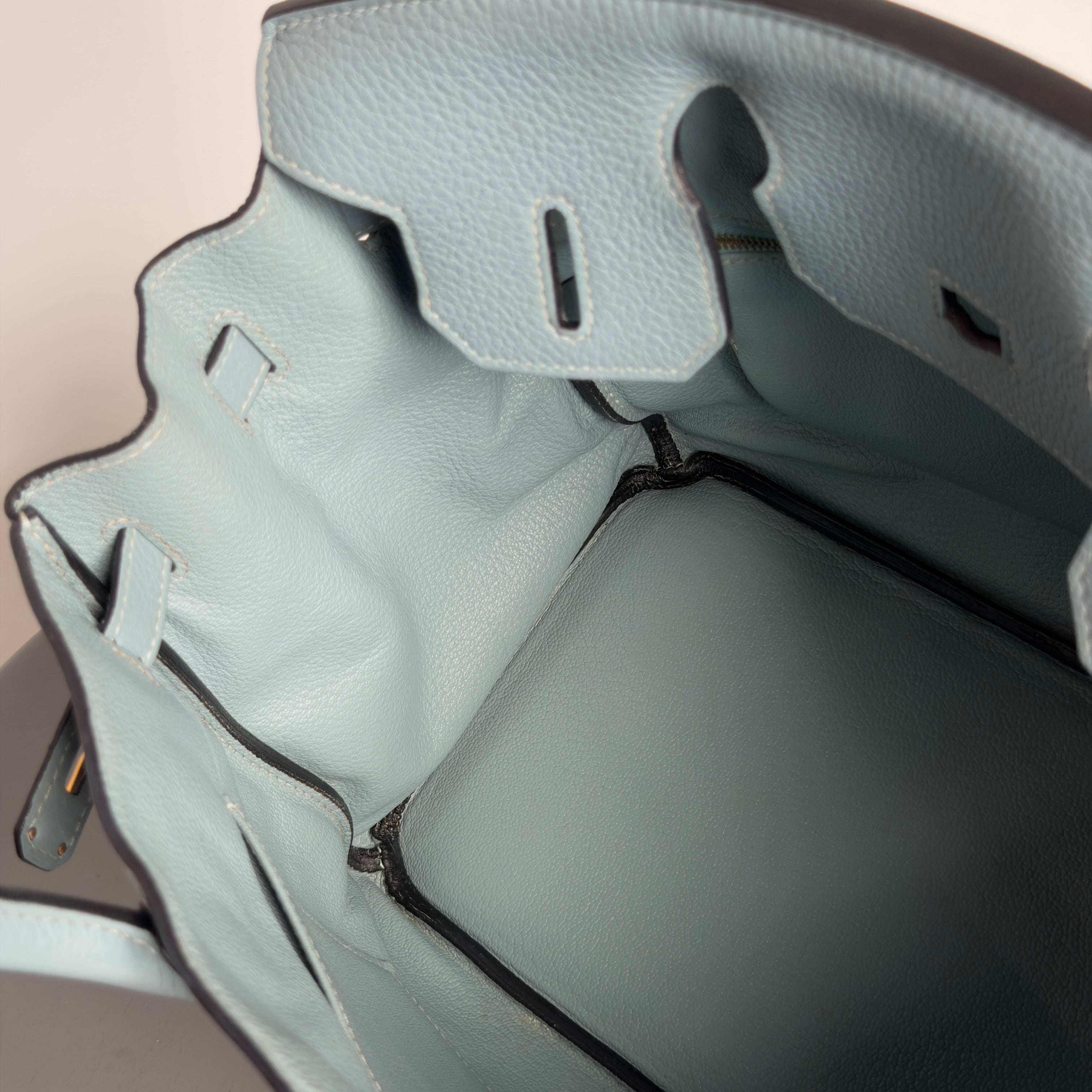 Hermes Birkin 30 Togo 2015 Light Blue