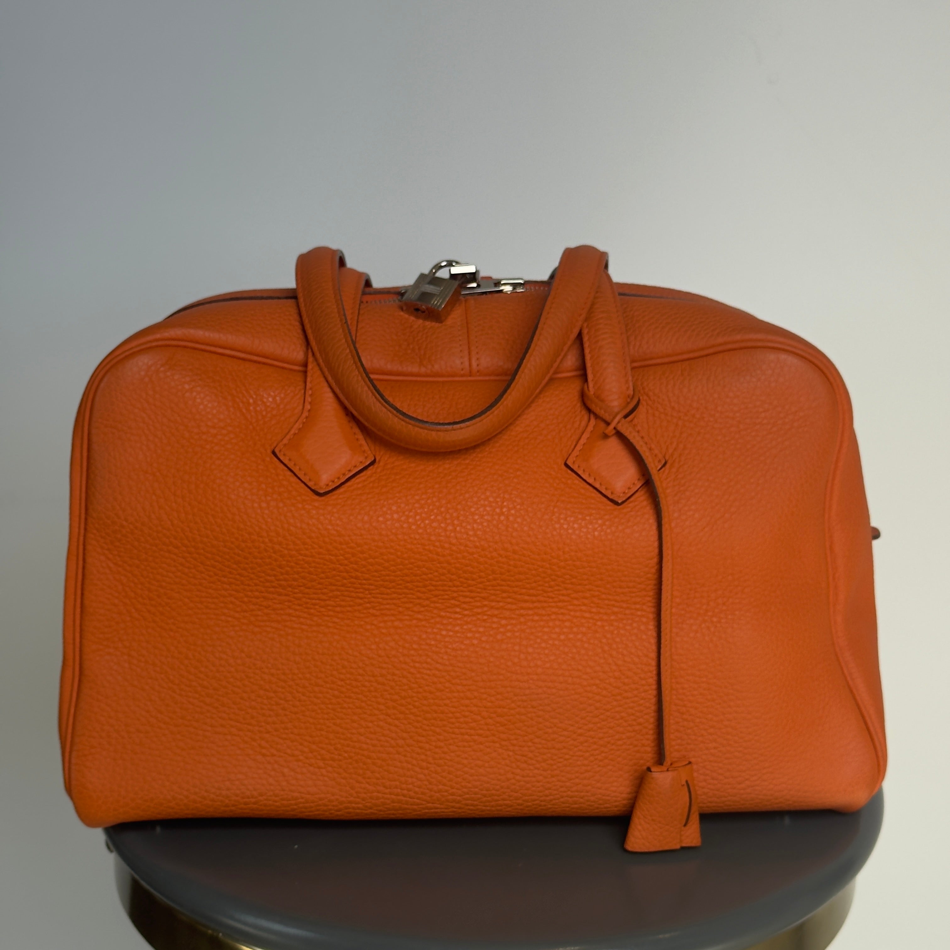 Hermes Victoria Orange 35 Clemence 2011 - Queen May