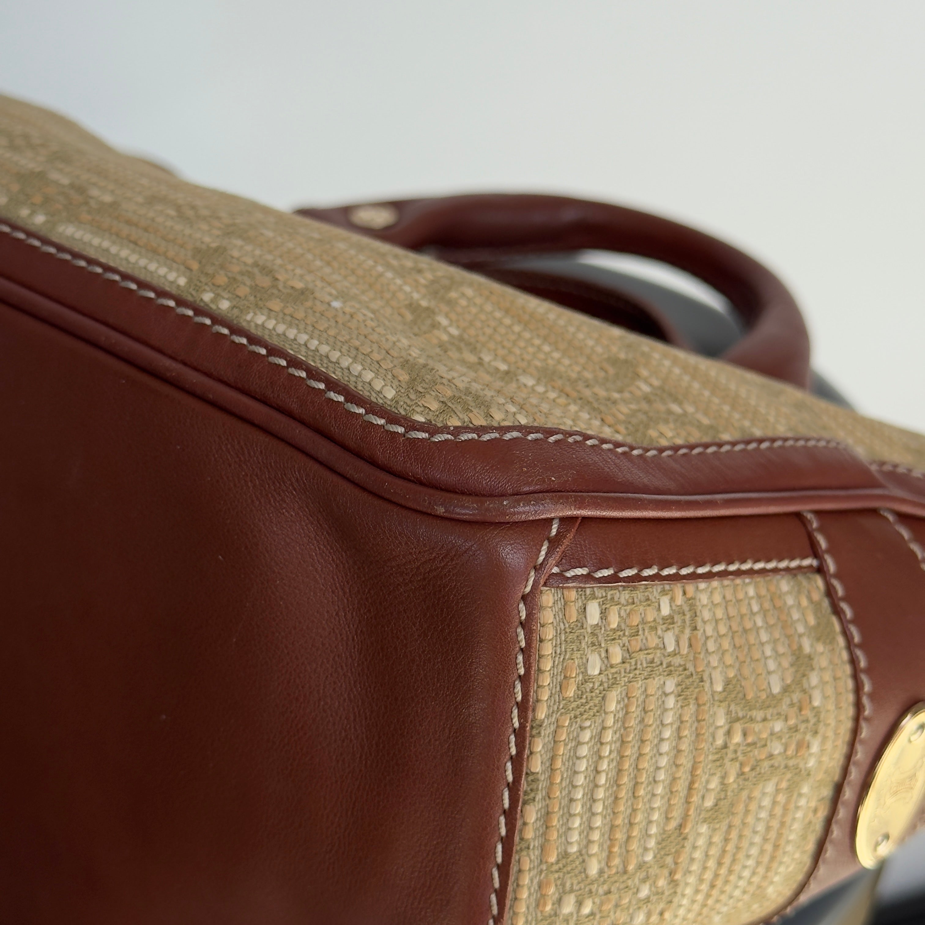 Celine Woven Triomphe Boogie Bag