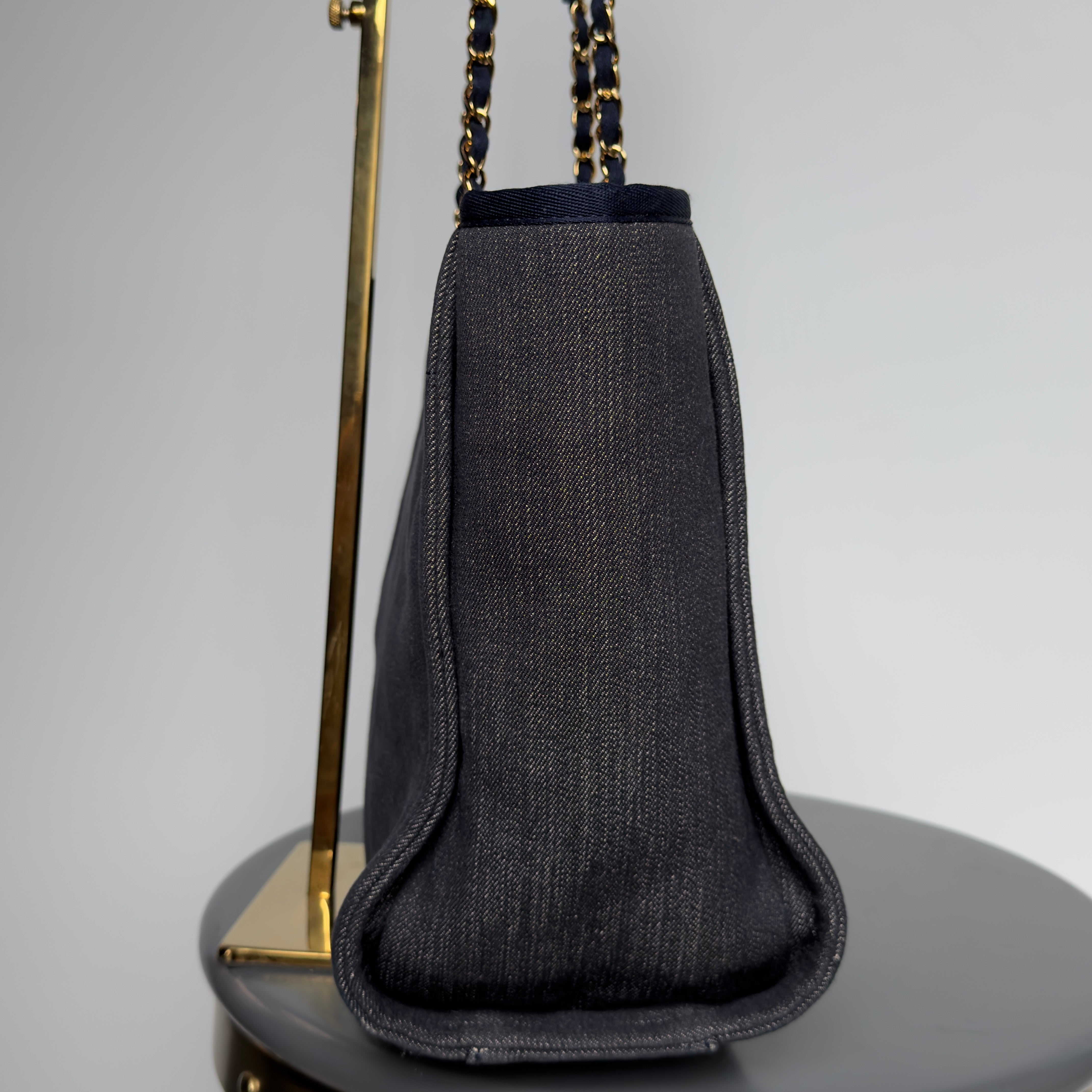 Chanel Deauville Tote Denim Small