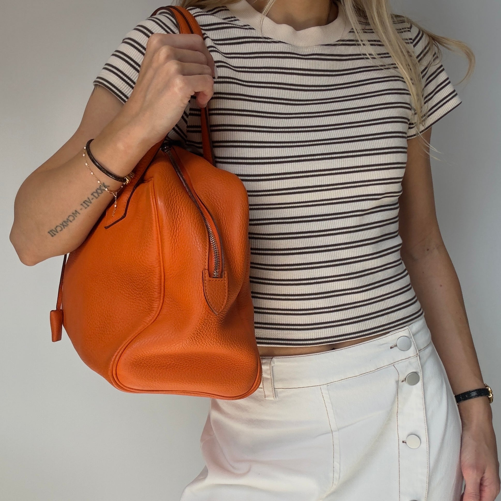 Hermes Victoria Orange 35 Clemence 2011 - Queen May