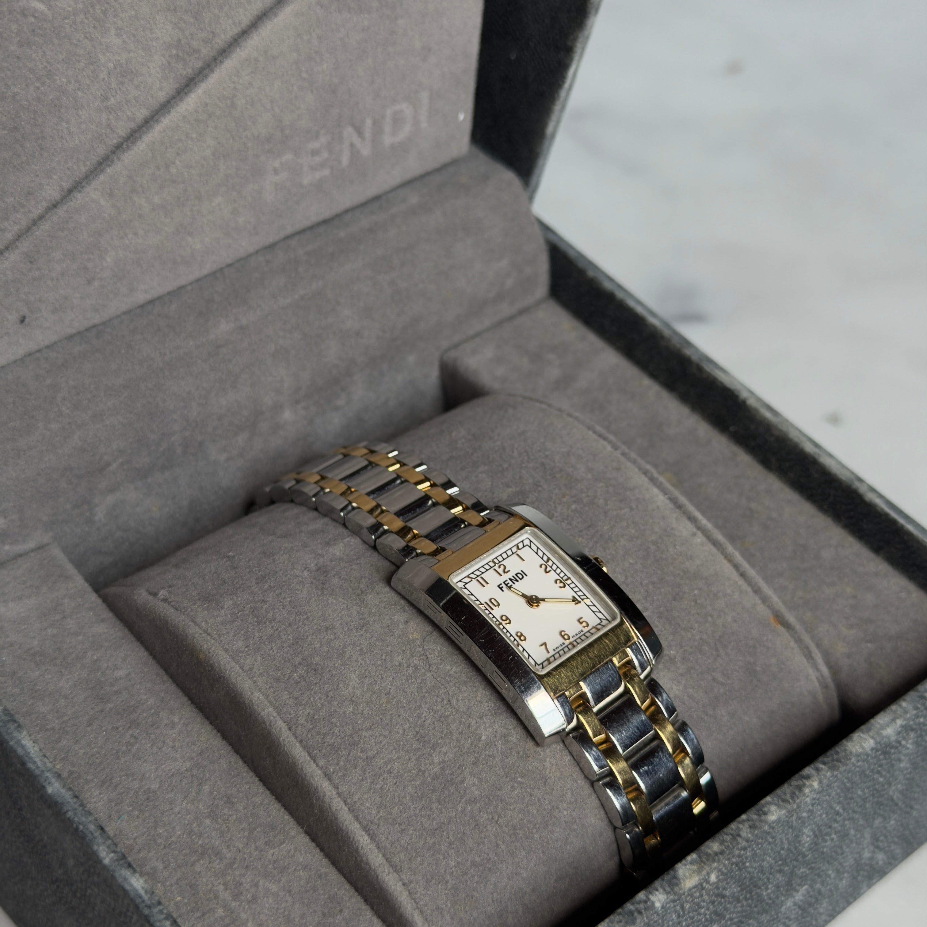 Vintage Fendi Two Tone 7000 Series Watch