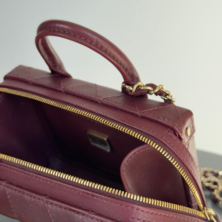 Chanel Quilted CC Vanity Case - Queen May