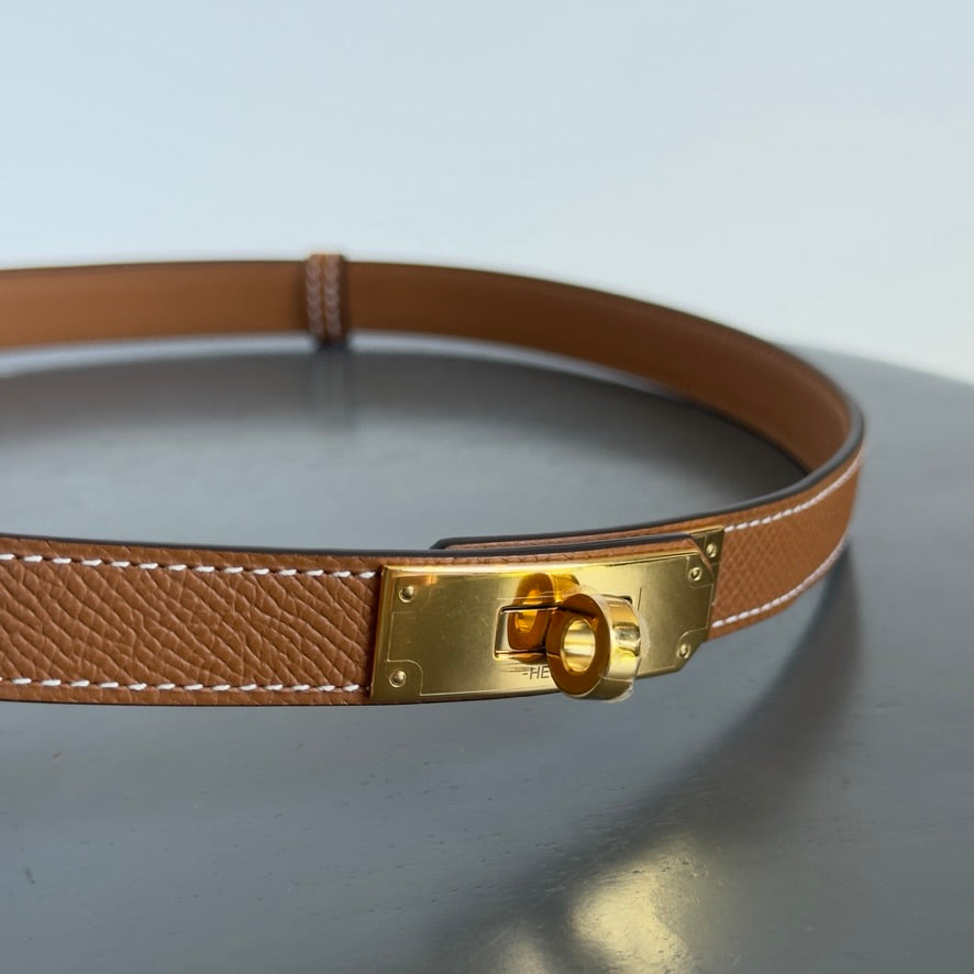 New Hermes Kelly Pocket Teddy 18 Belt - Queen May