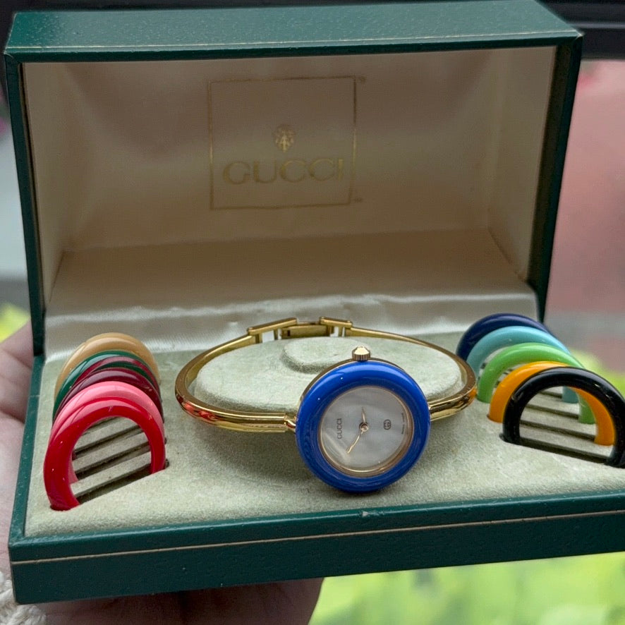 Vintage Gucci Bezel Watch - Queen May