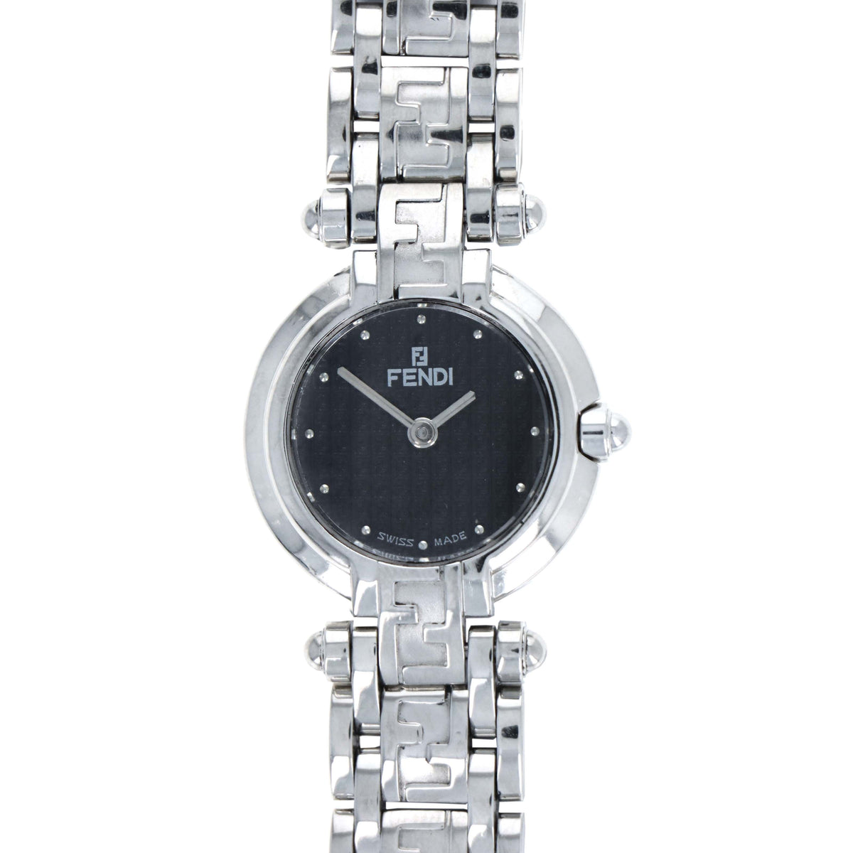 Vintage Fendi Orologi 750L Ladies' Watch with FF Zucca Dial