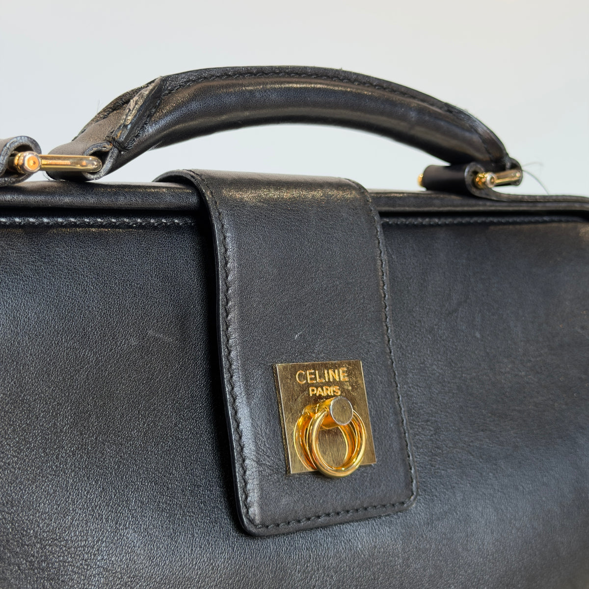 Vintage Celine Doctor Bag With Extra Strap - Queen May