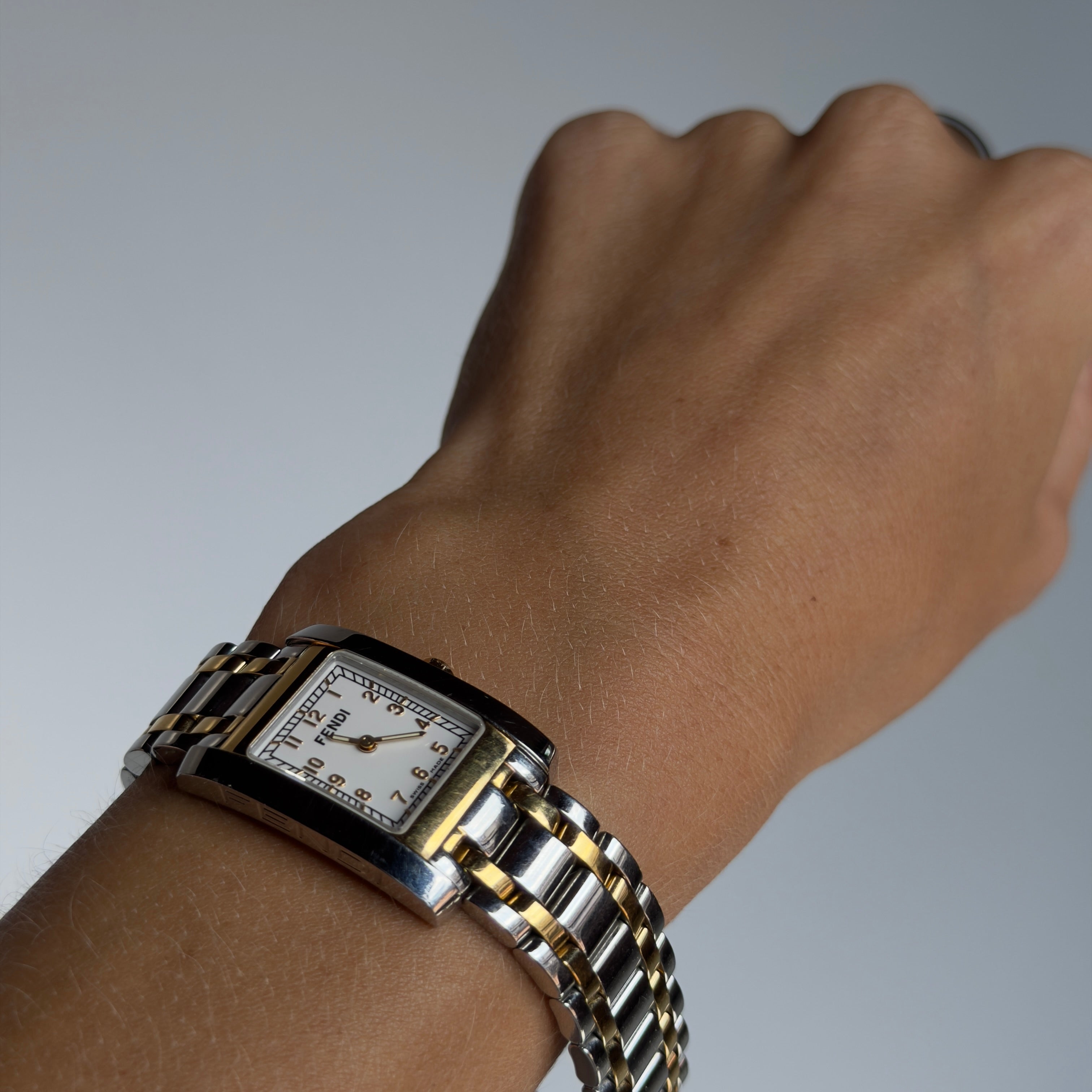 Vintage Fendi Two Tone 7000 Series Watch