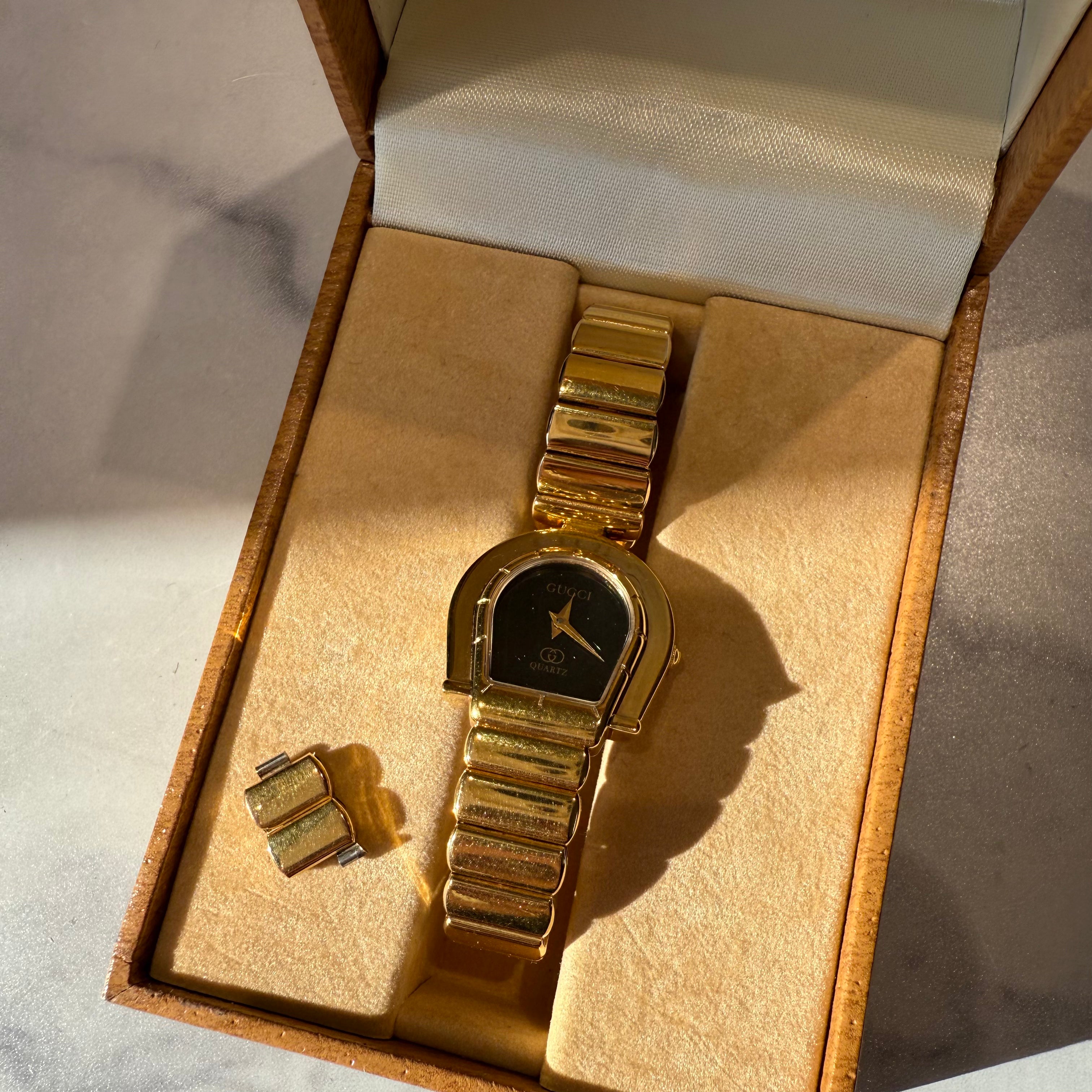Rare Vintage Gucci Horsebit Watch - Queen May