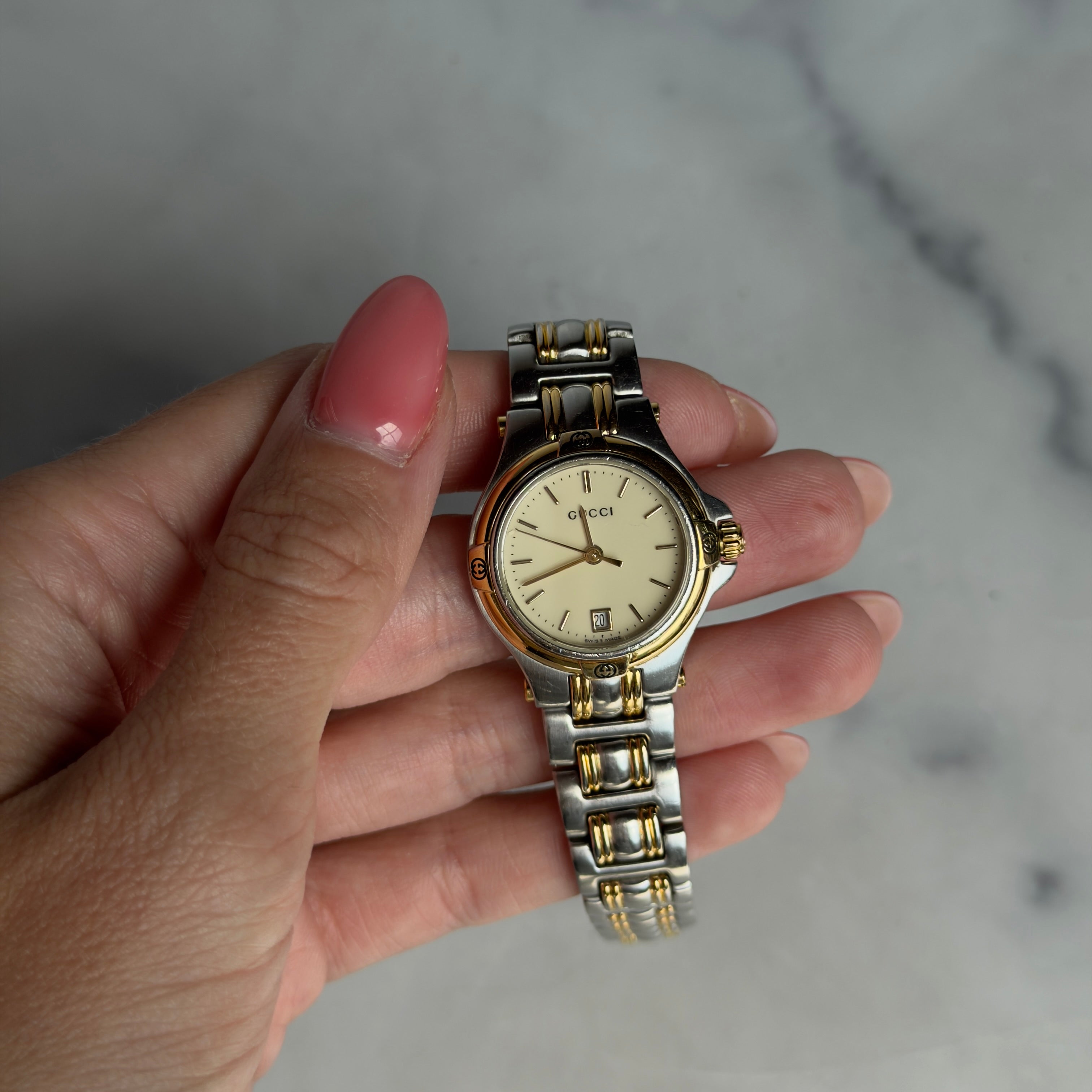 Gucci Two Tone 9040L Watch