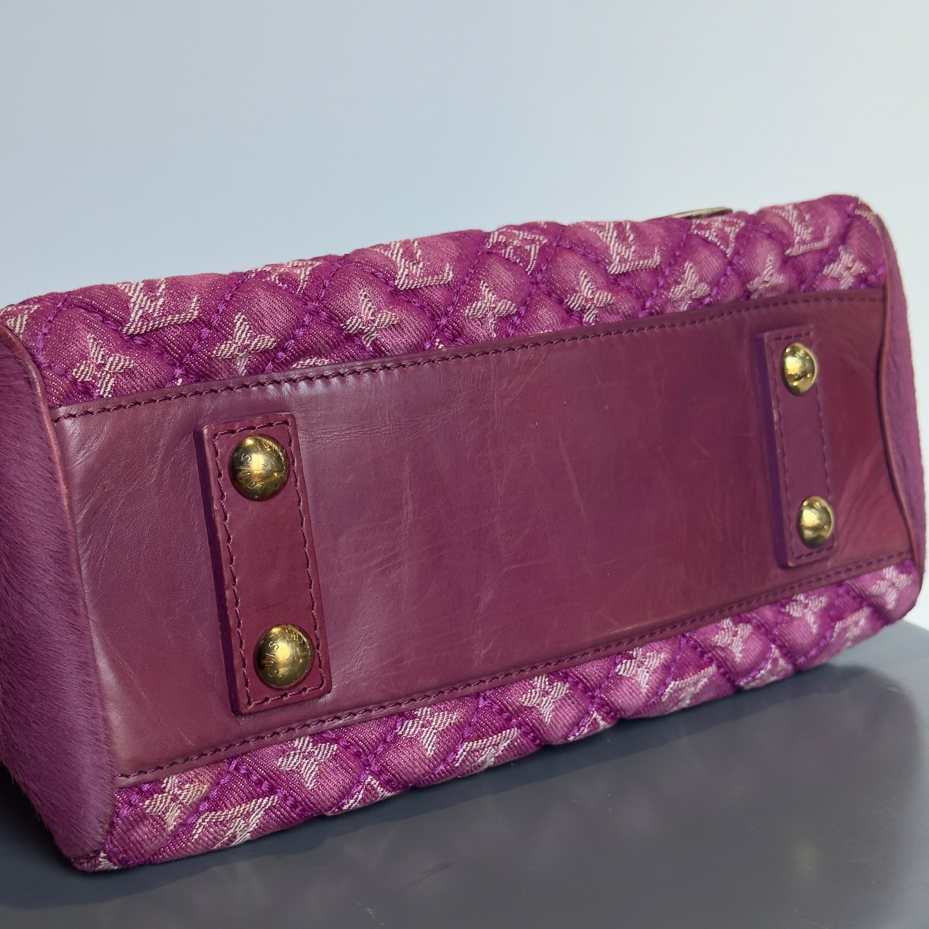 Limited Edition Louis Vuitton Pink Denim Linda Bag