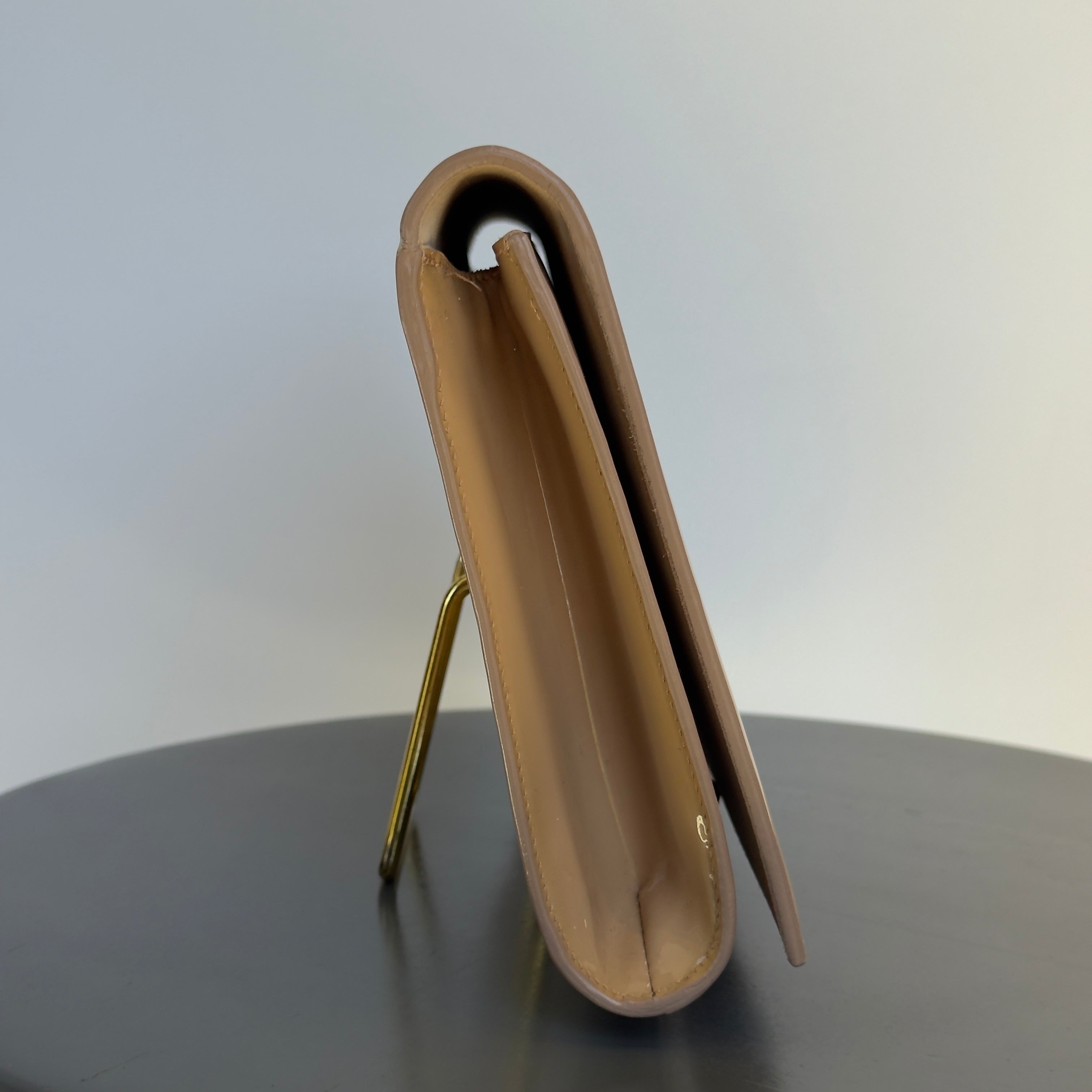 Yves Saint Laurent Signature Beige Clutch