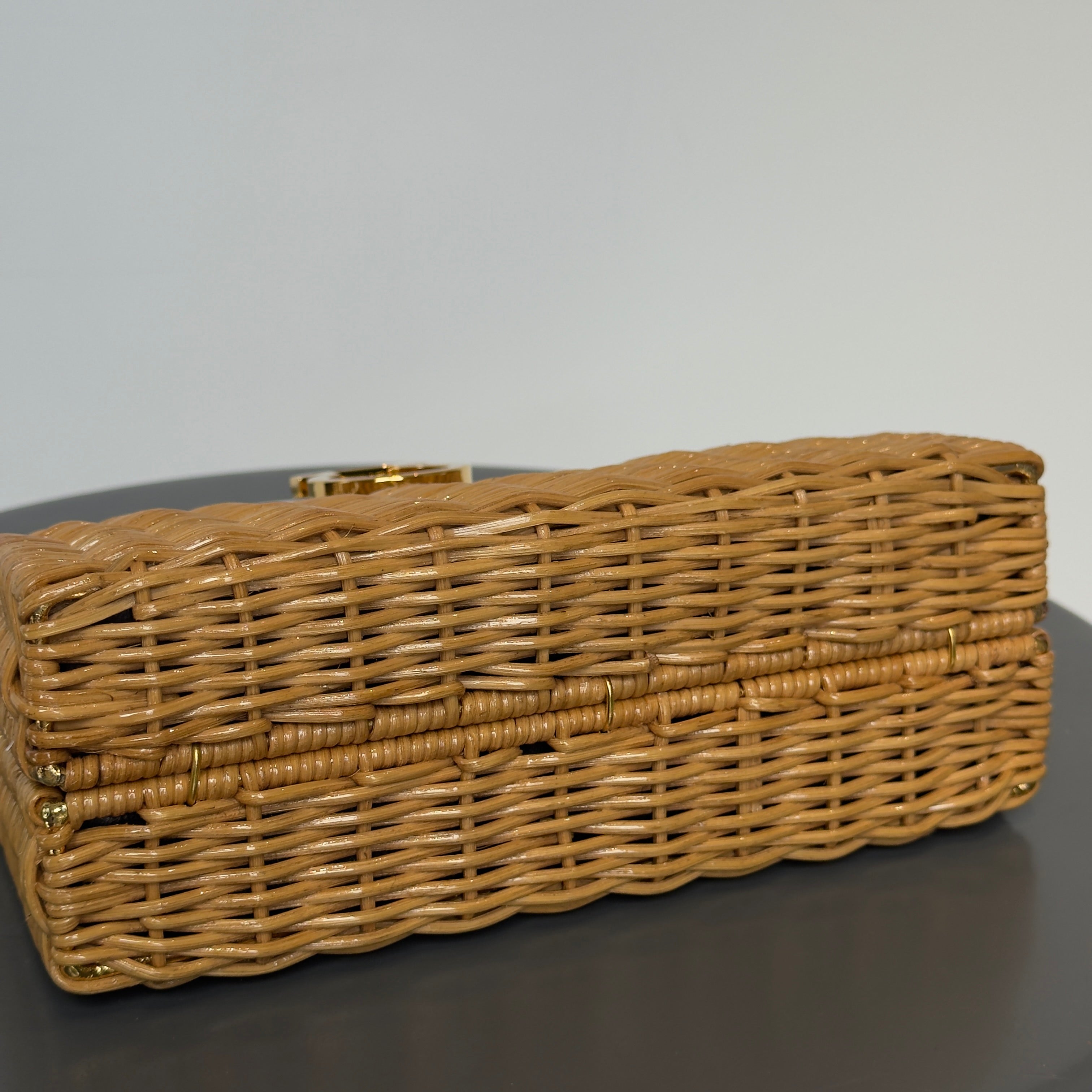 Salvatore Ferragamo Wicker Gancini Bag