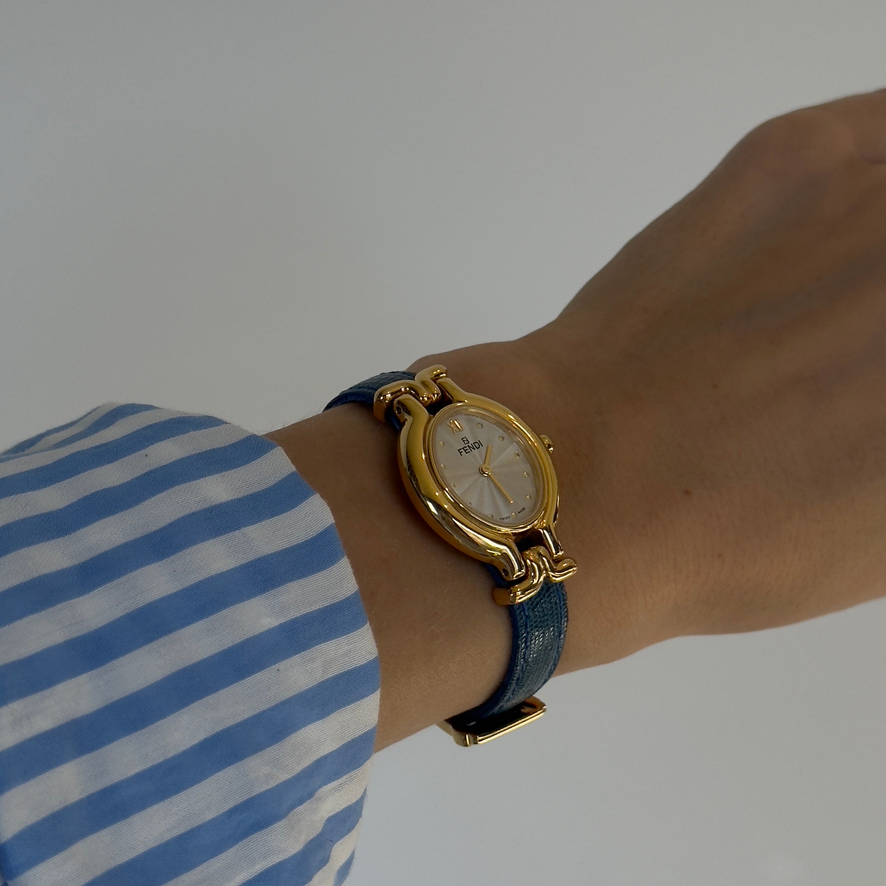 Fendi 640L Chameleon Watch With Interchangeable Straps