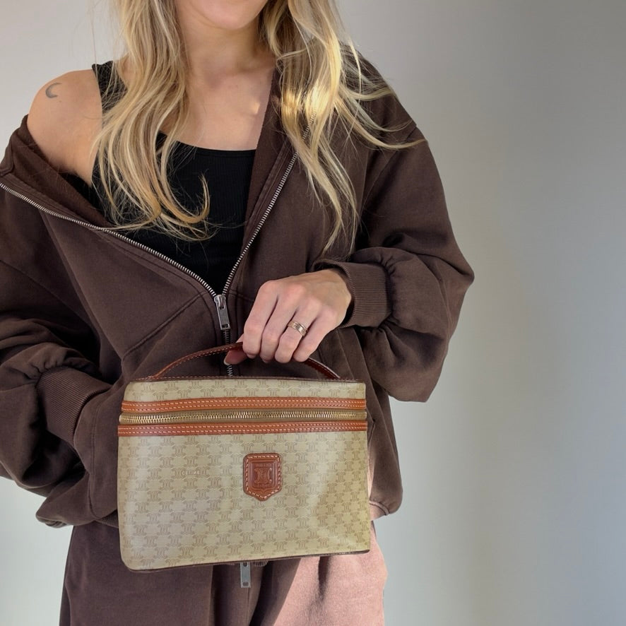 Celine Macadam Canvas Vanity Case - Queen May